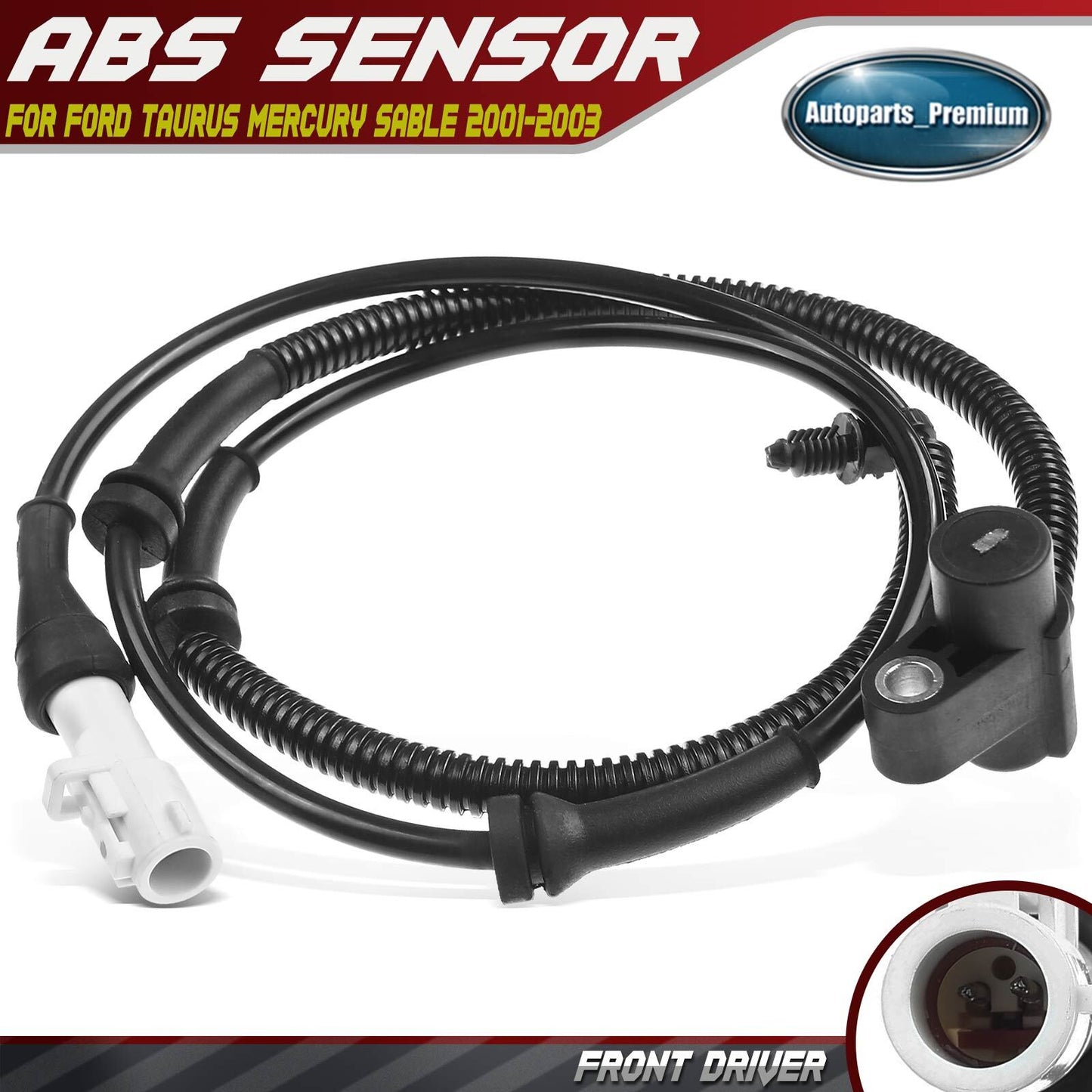 ABS Wheel Speed Sensor for Ford Taurus Mercury Sable 2001-2003 3.0L Front Left