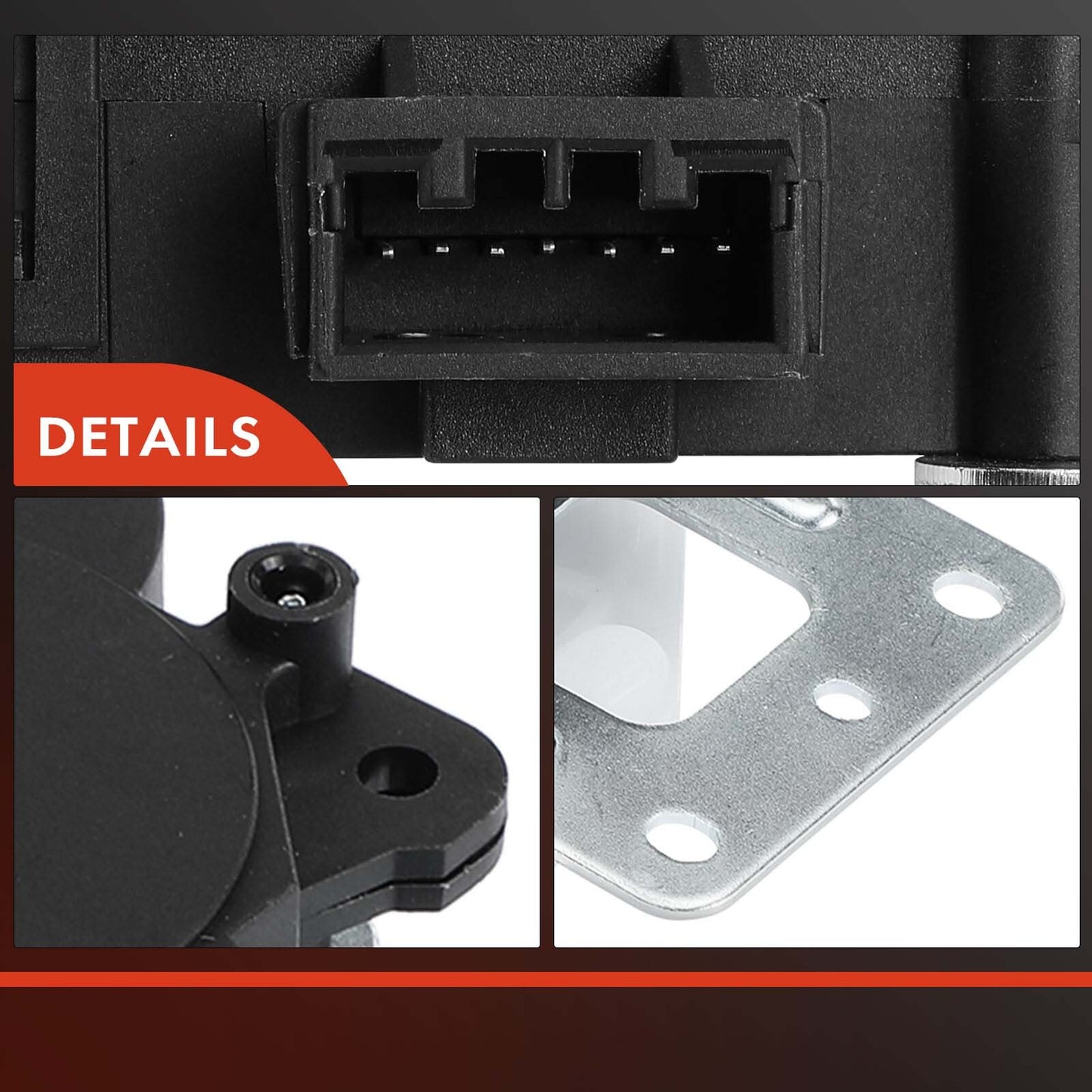 HVAC A/C Air Blend Door Actuator with Panel for Honda Civic CSX 2006-2011 Main