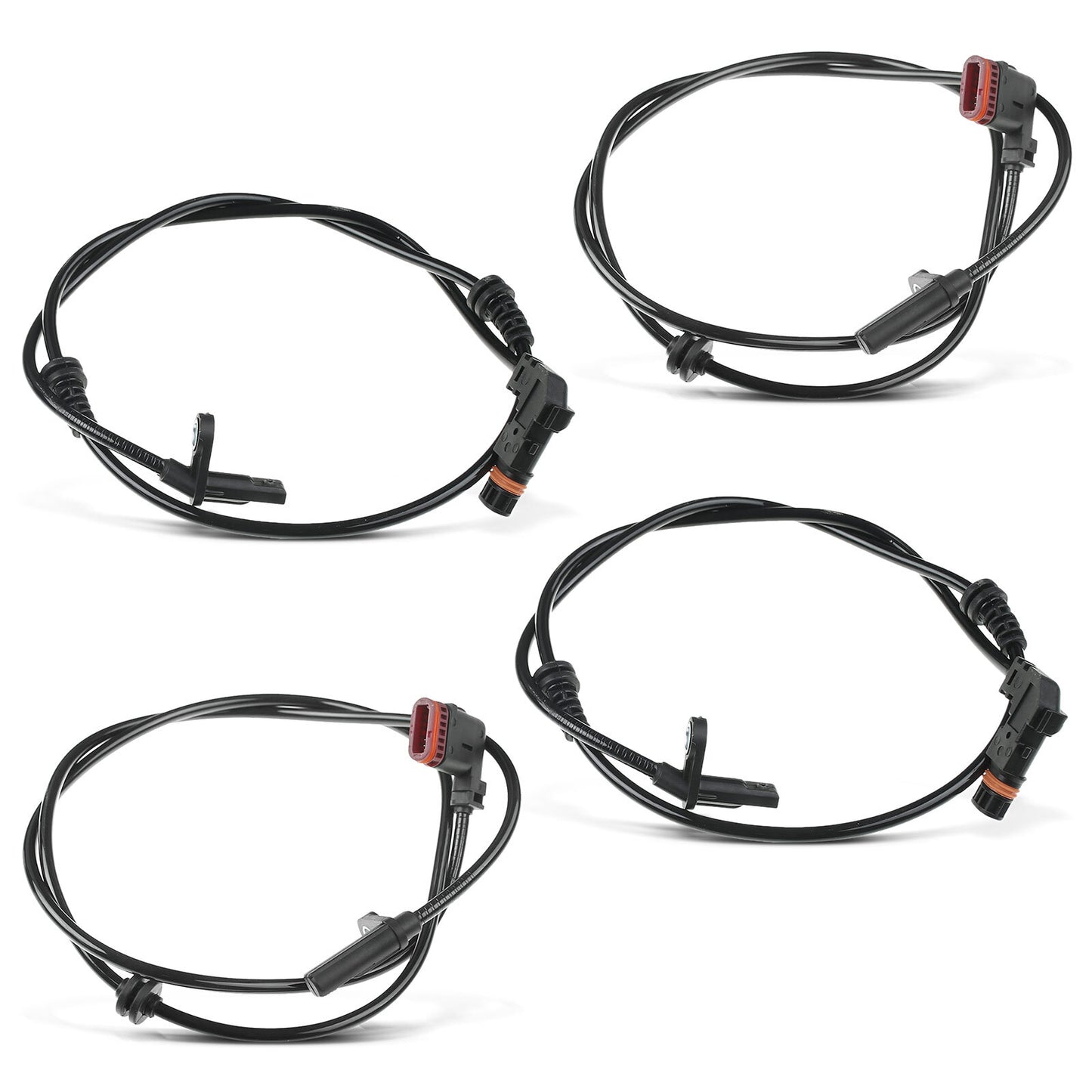 4x Front & Rear ABS Wheel Speed Sensor for Mercedes-Benz GLK350 X204 10-11 3.5L