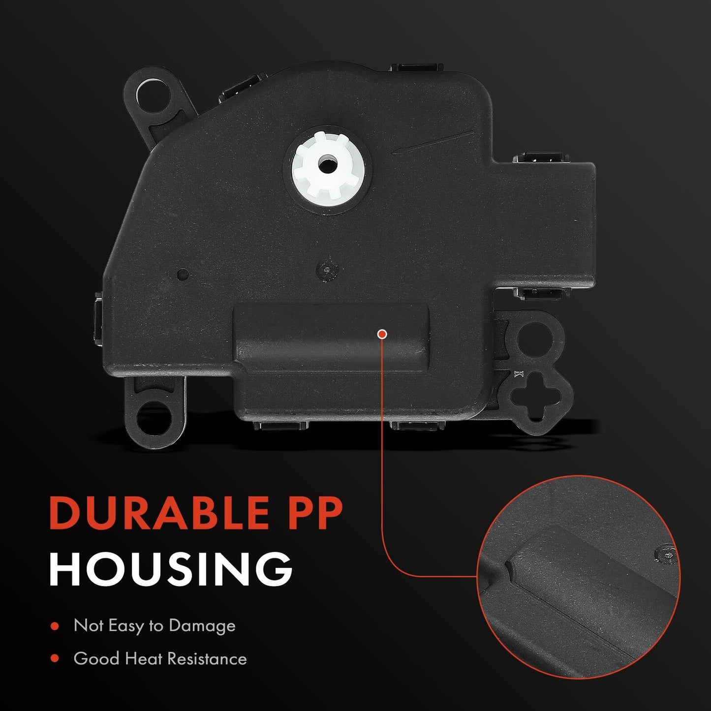 2x Main HVAC Blend Door Actuator w/ 2-Pin for Dodge Charger Jeep Compass Patriot