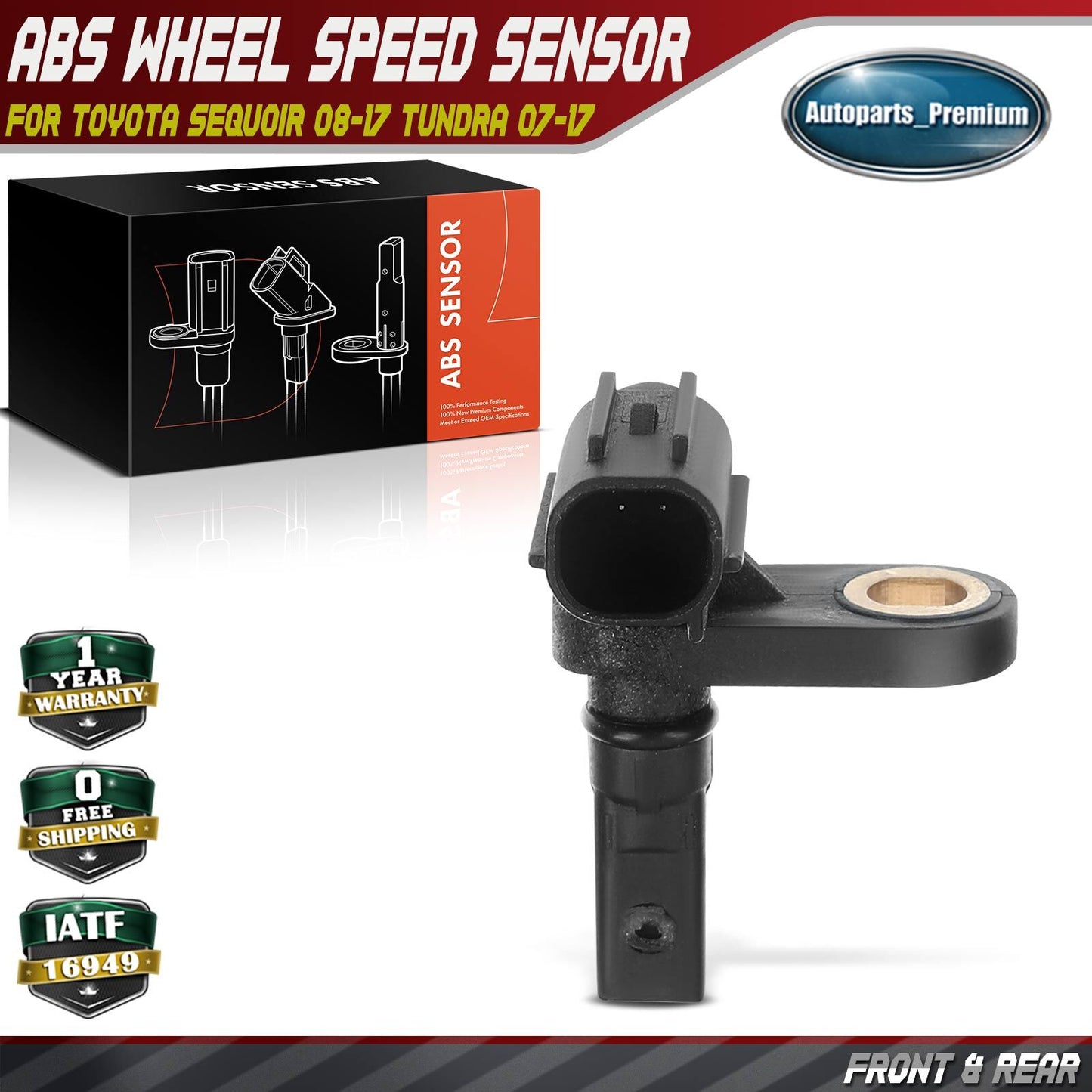 ABS Wheel Speed Sensor for Toyota Sequoia 2008-2017 Tundra 2007-2017 Left Side