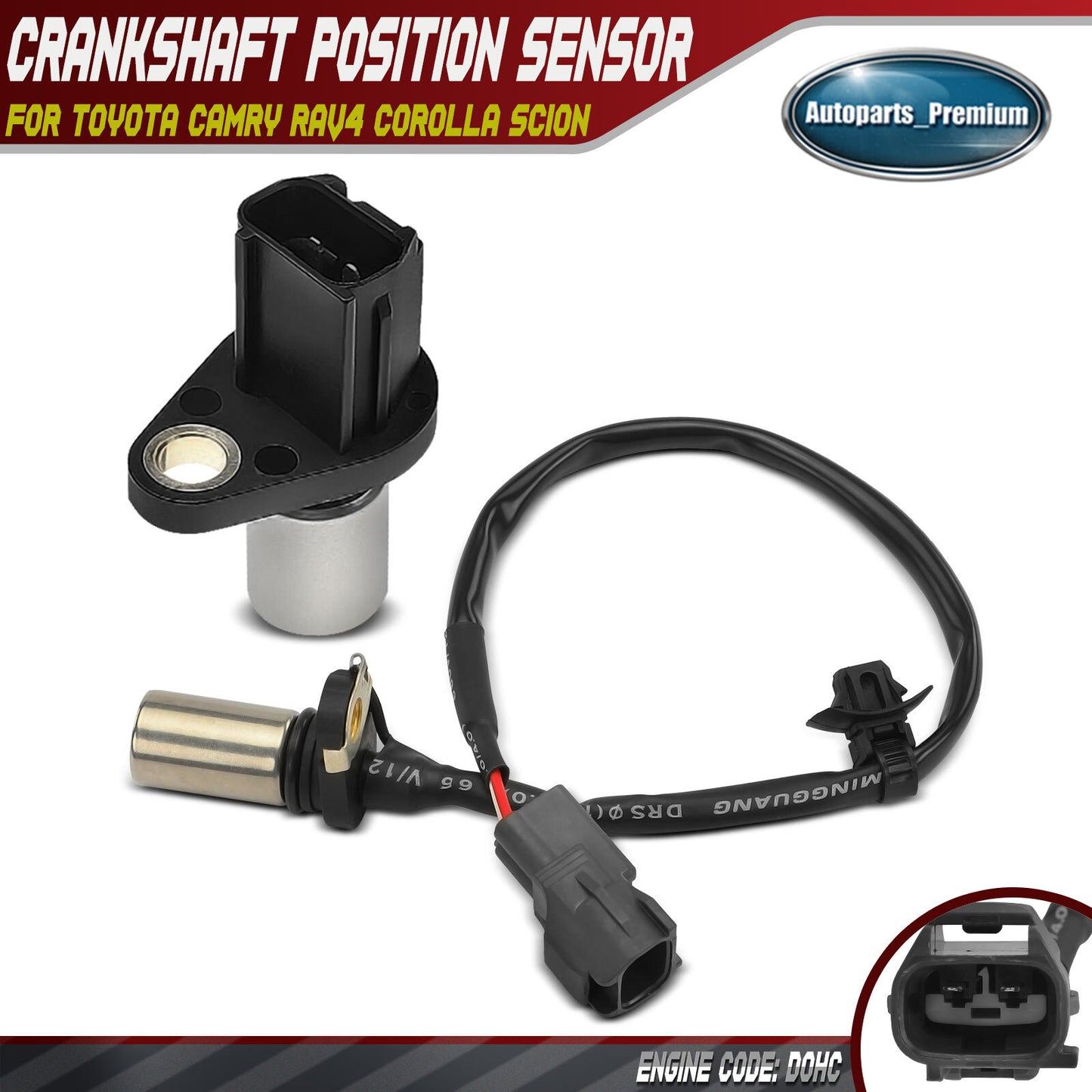 1x Camshaft & 1x Crankshaft Position Sensor for Toyota Camry RAV4 Corolla Scion