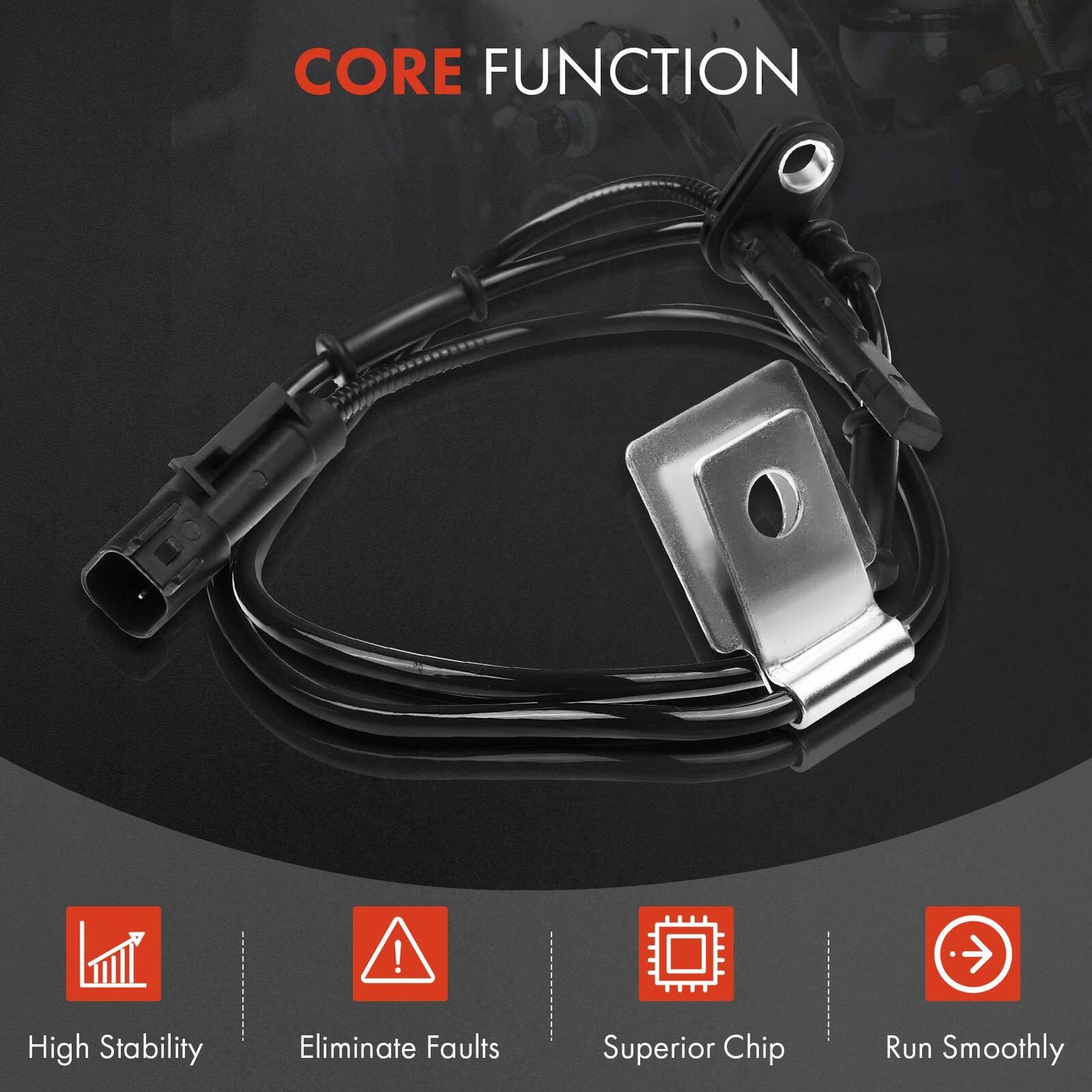 1Pc Rear Right ABS Wheel Speed Sensor for Honda Odyssey 2002 2003-2004 V6 3.5L