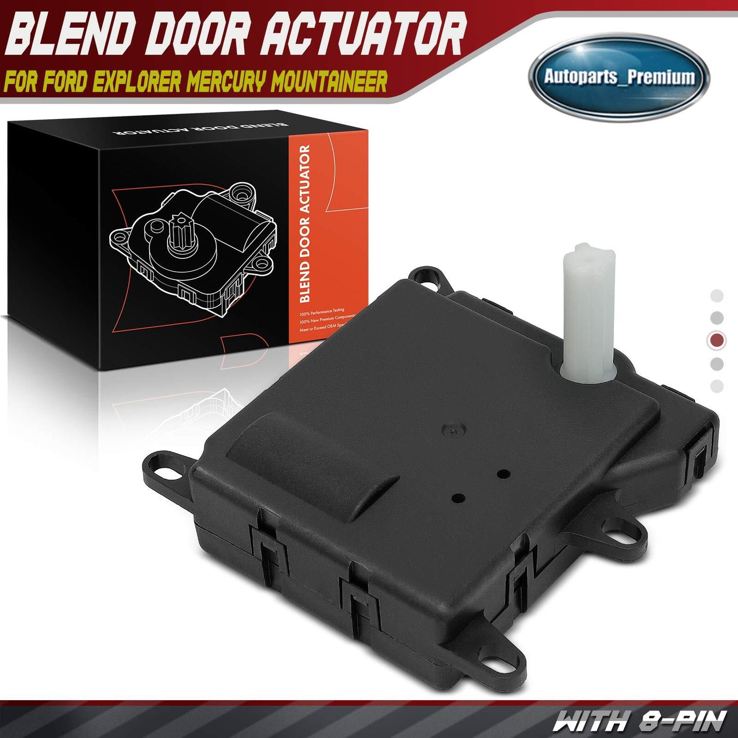 Temperature Heater Blend Air Door Actuator for Ford Explorer Mercury 02-10 Main
