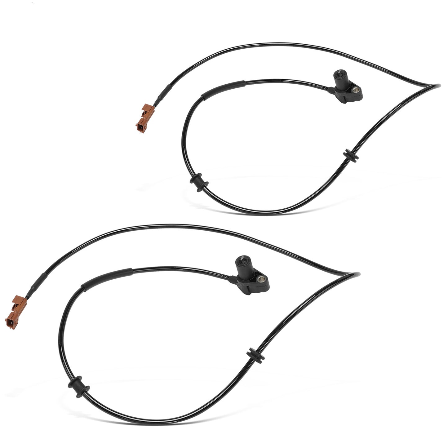 2pcs Front Driver & Passenger ABS Wheel Speed Sensor for Saab 9-3 1999 2000-2003