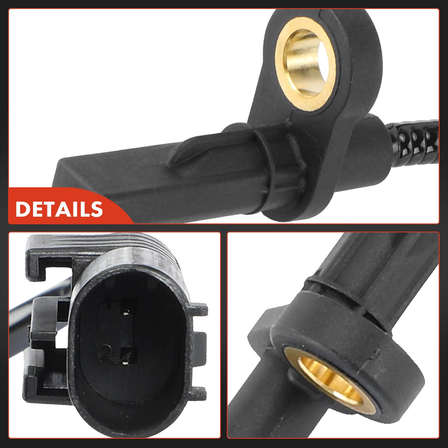 Rear Driver/Passenger ABS Wheel Speed Sensor for Mercedes-Benz GL GLE ML Series