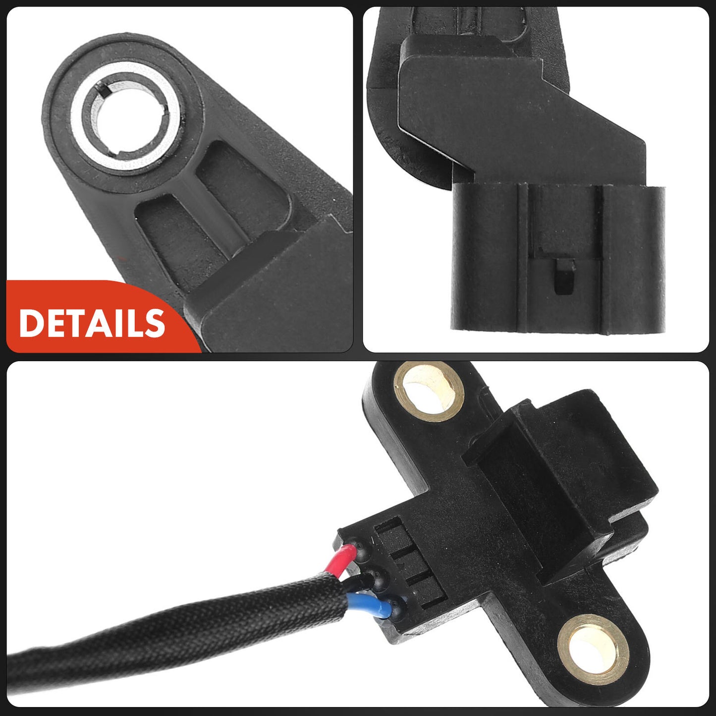 2x Camshaft & 1x Crankshaft Position Sensor for Kia Optima 2006 L4 2.4L VIN: 3