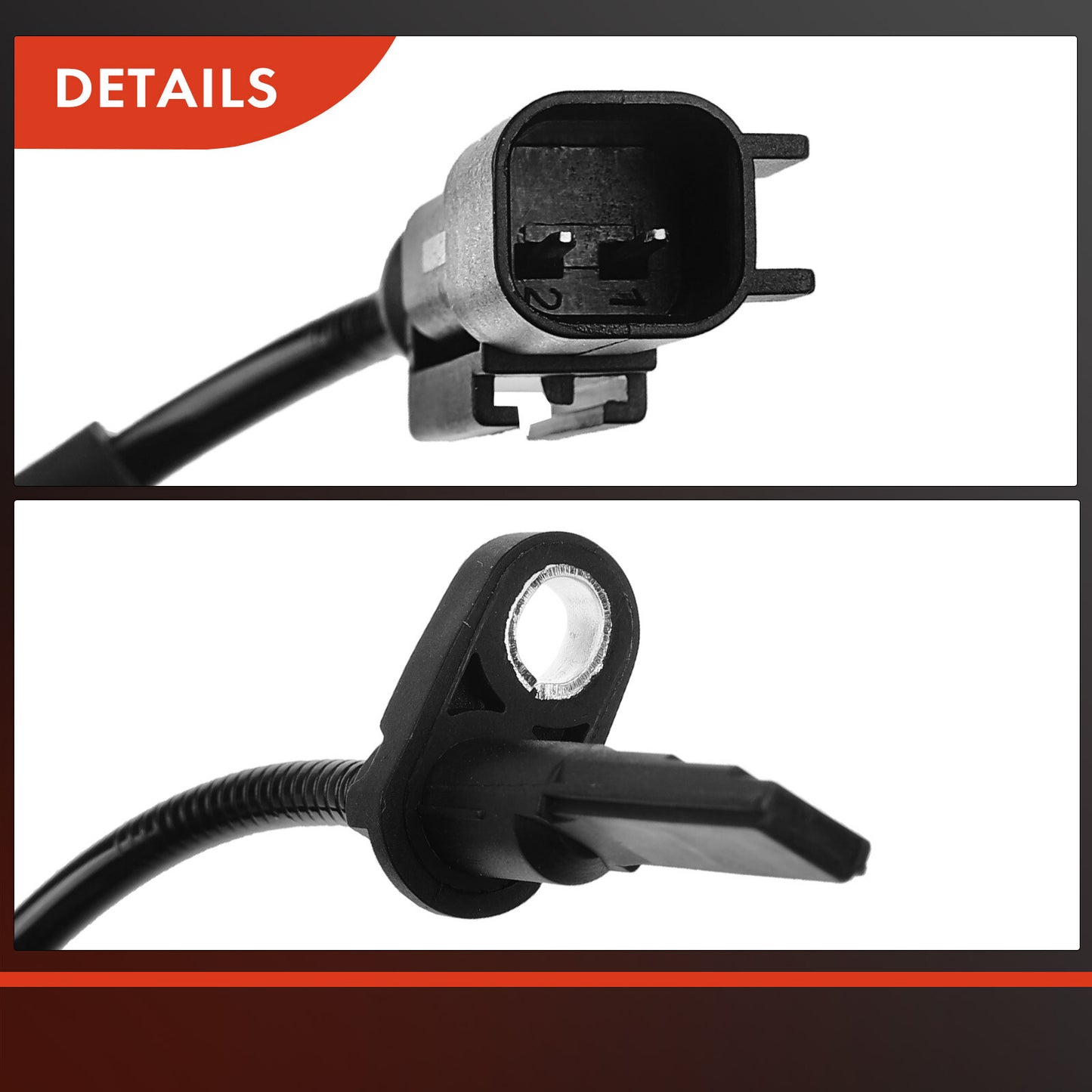 4x Front & Rear ABS Wheel Speed Sensor for Transit-150 Transit-250 Transit-350