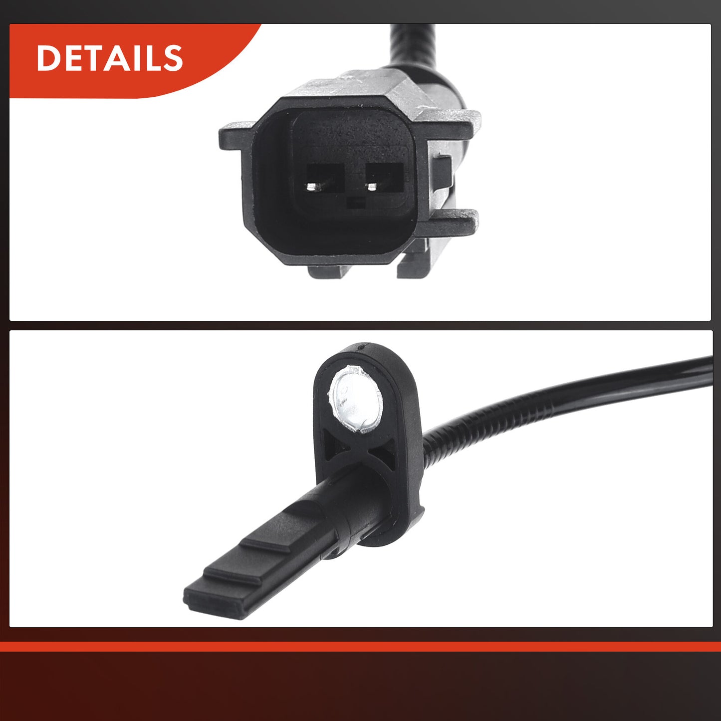 4Pcs Front & Rear ABS Wheel Speed Sensor for Ford Explorer 13-18 2.0L 2.3L 3.5L