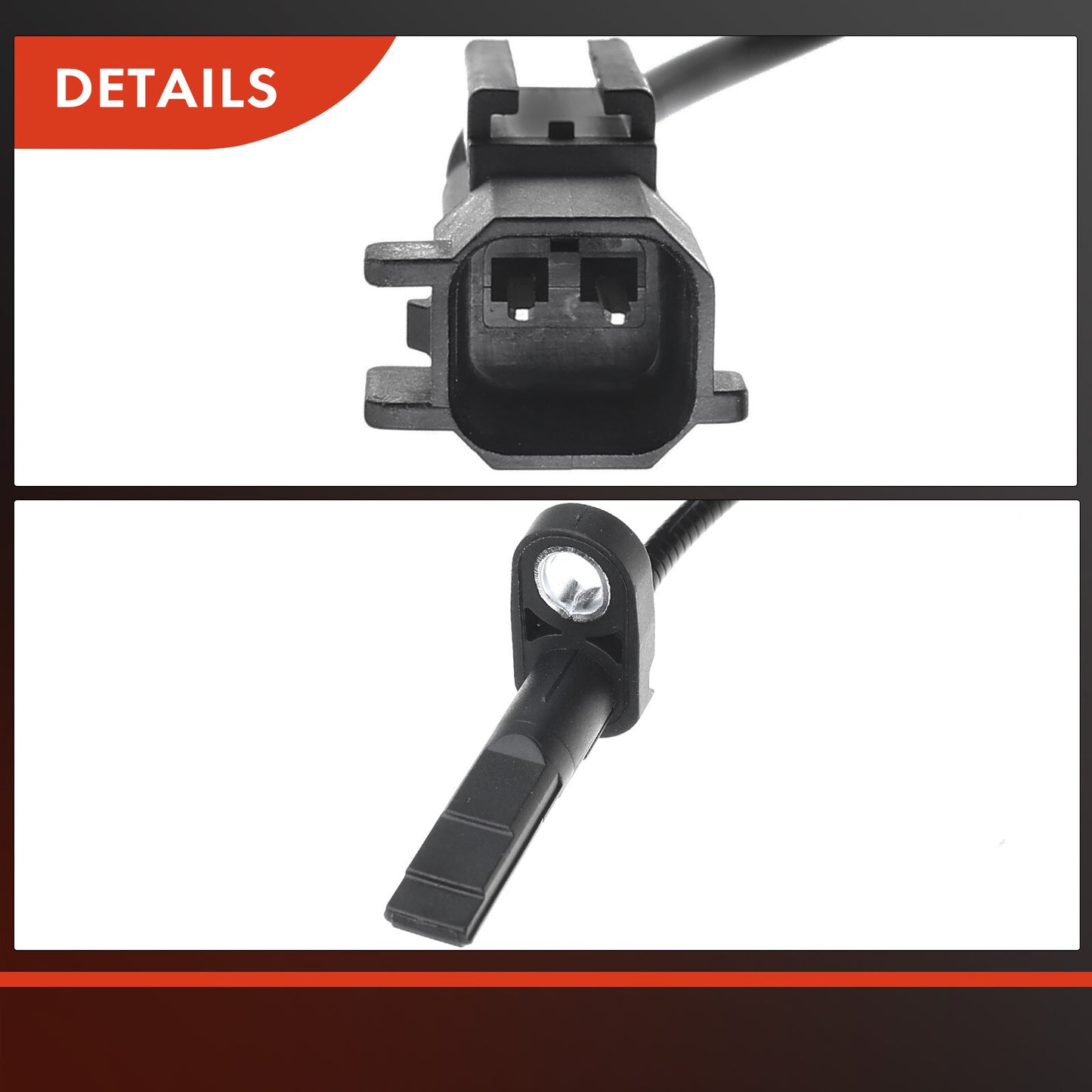 4Pcs Front & Rear ABS Wheel Speed Sensor for Ford Explorer 13-18 2.0L 2.3L 3.5L