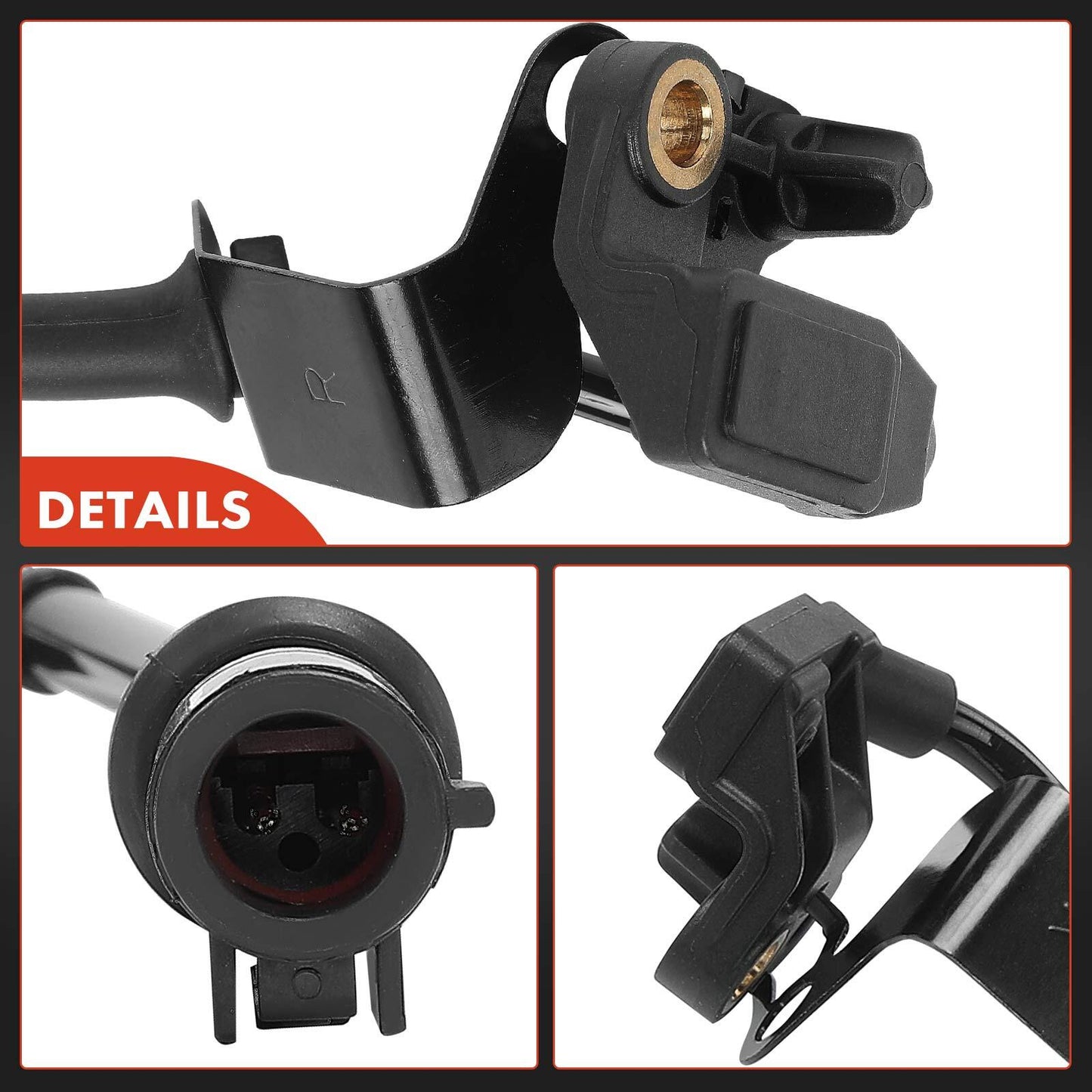 Rear Right RH ABS Wheel Speed Sensor for Ford Thunderbird 02-05 Lincoln LS 00-06