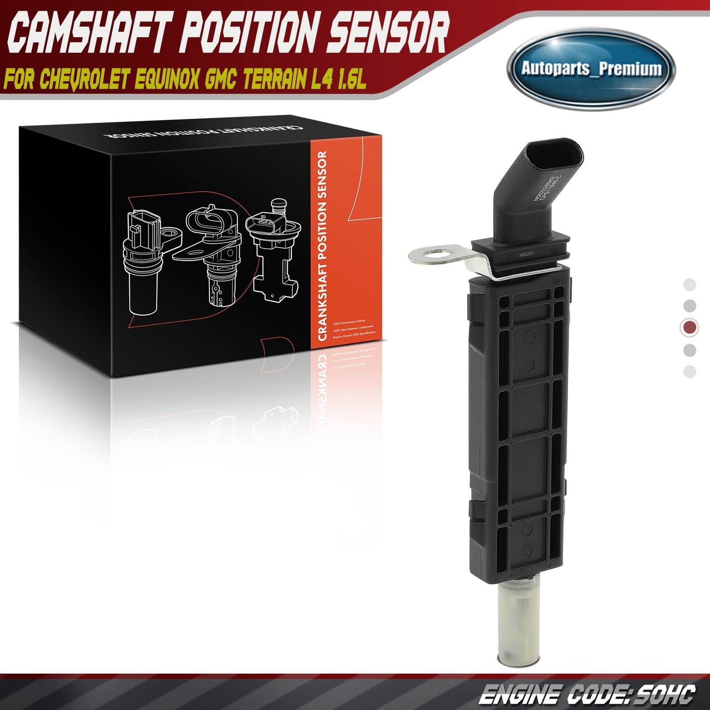 Crankshaft Position Sensor for Chevrolet Equinox GMC Terrain 2018-2019 L4 1.6L