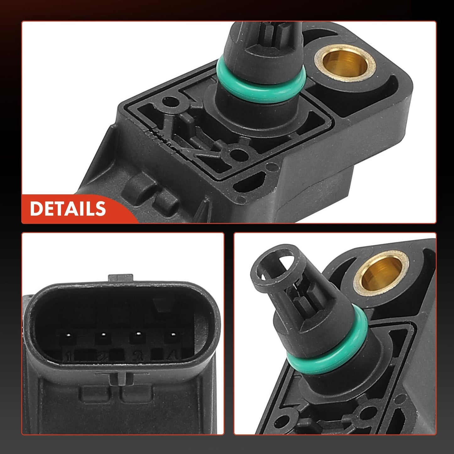 Manifold Pressure (MAP) Sensor for Audi A4 2015 2017-2019 Volkswagen Golf R GTI