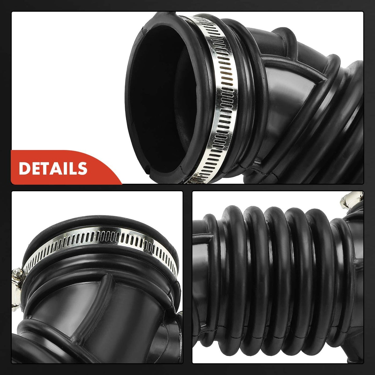 Air Cleaner To Engine Engine Air Intake Hose w/ Clamps for Nissan Rogue 08-13