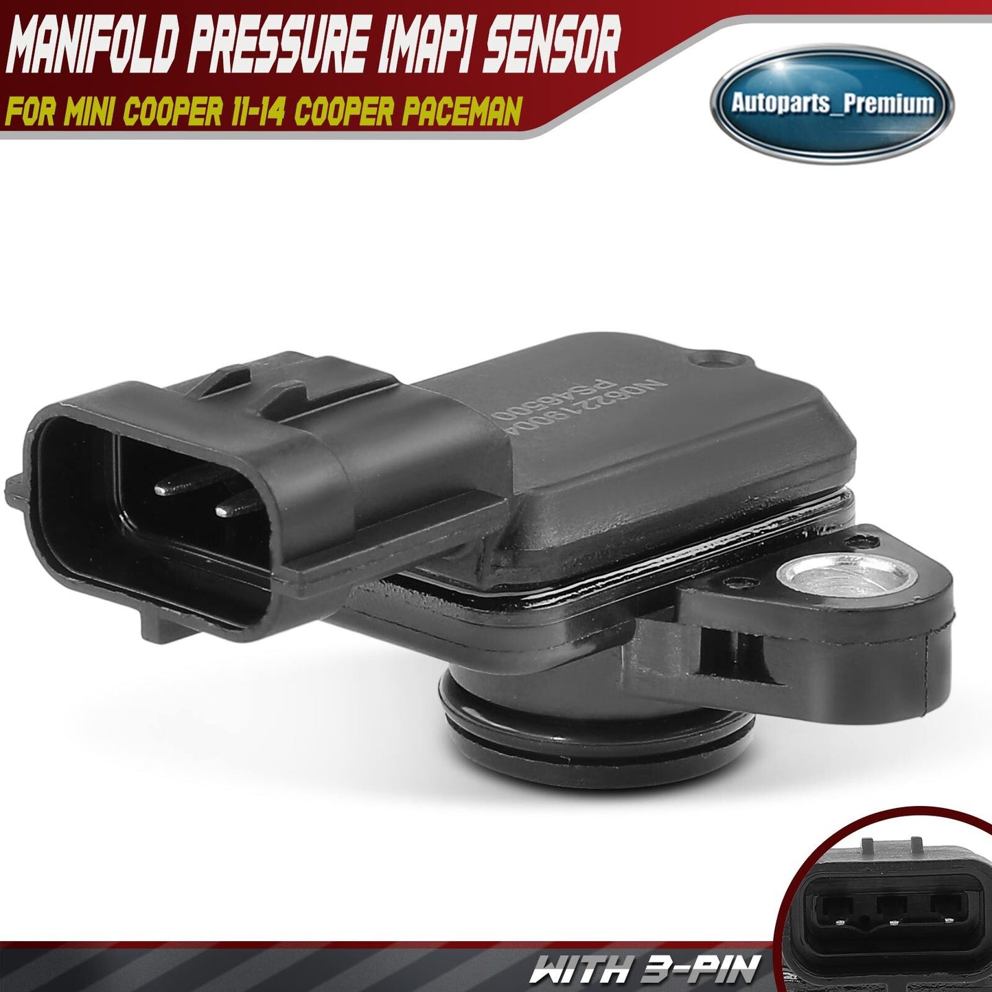 Manifold Pressure (MAP) Sensor for Suzuki Grand Vitara 2008 V6 2.7L 1859068H00