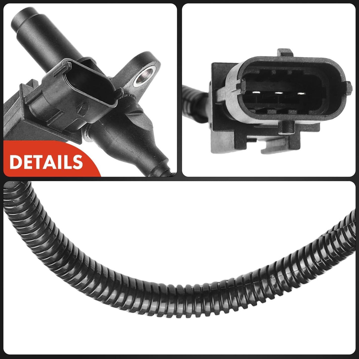 2x Camshaft & 1x Crankshaft Position Sensor for Kia Soul 2014-2015 L4 2.0L DOHC
