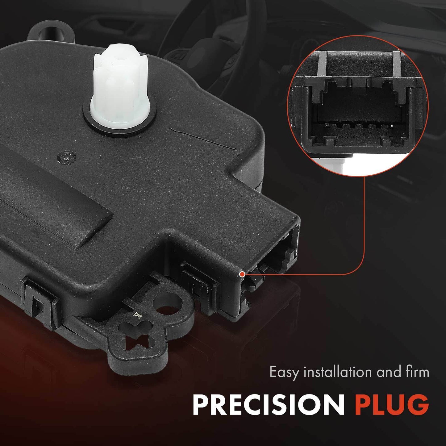 2x Main HVAC Blend Door Actuator w/ 2-Pin for Dodge Charger Jeep Compass Patriot