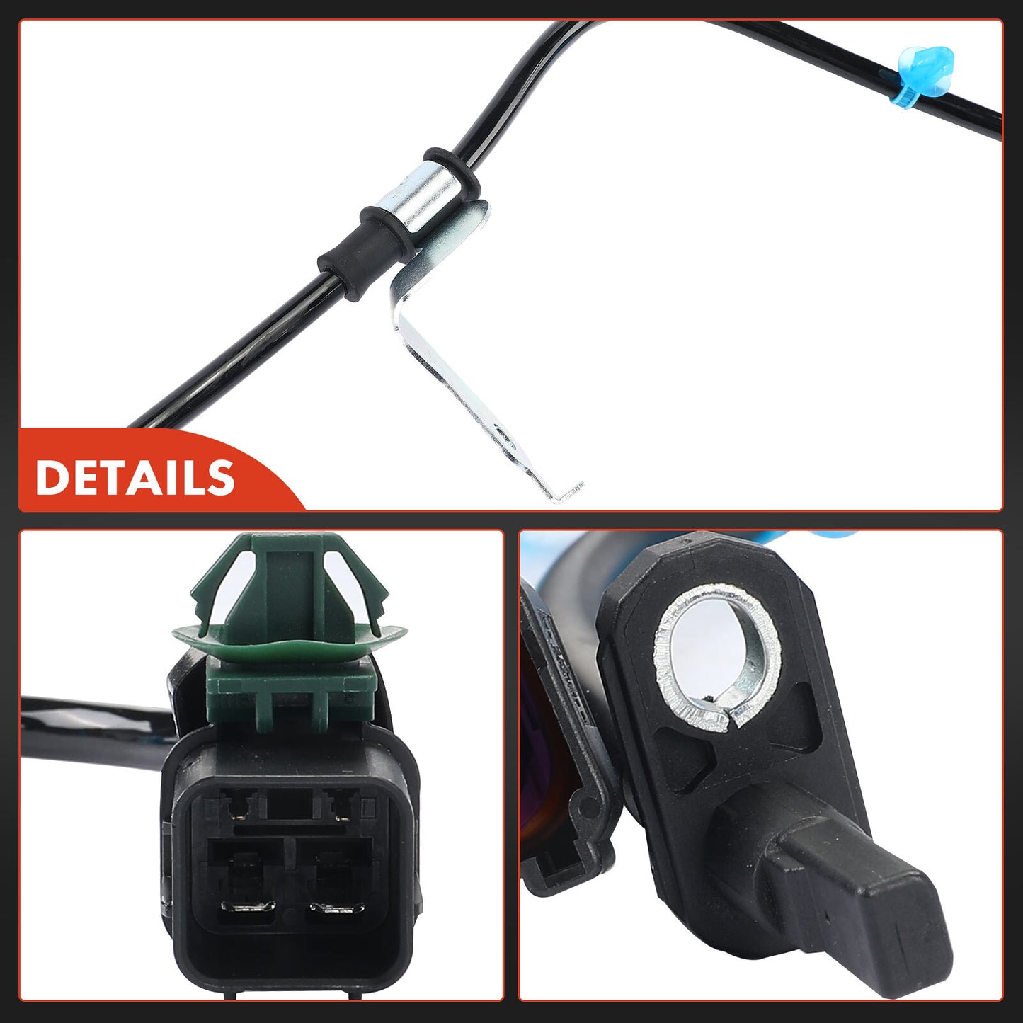 Rear Driver Left Side ABS Wheel Speed Sensor for Honda HR-V 2016 2017-2020 AWD