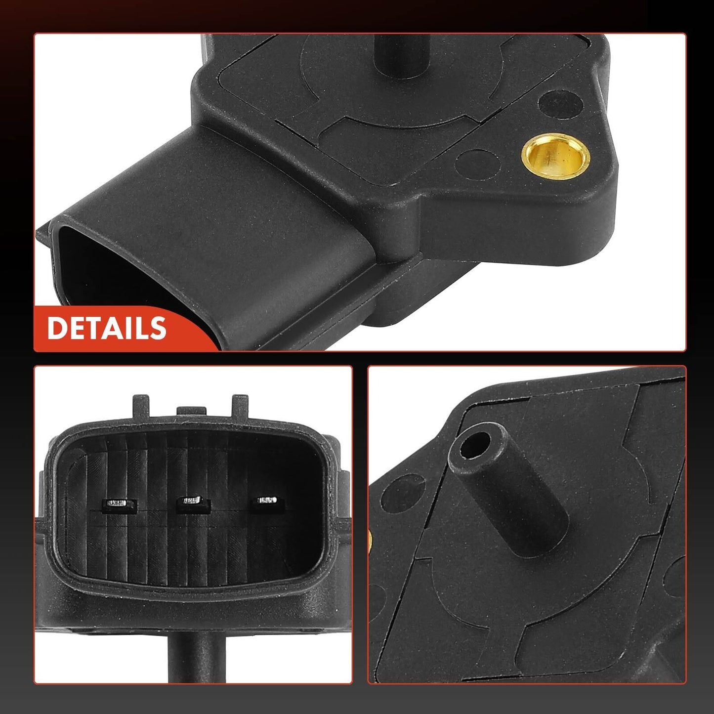 Barometric Pressure Sensor w/ 3-Blade for Mazda Miata 1999-2005 MPV 2000-2006