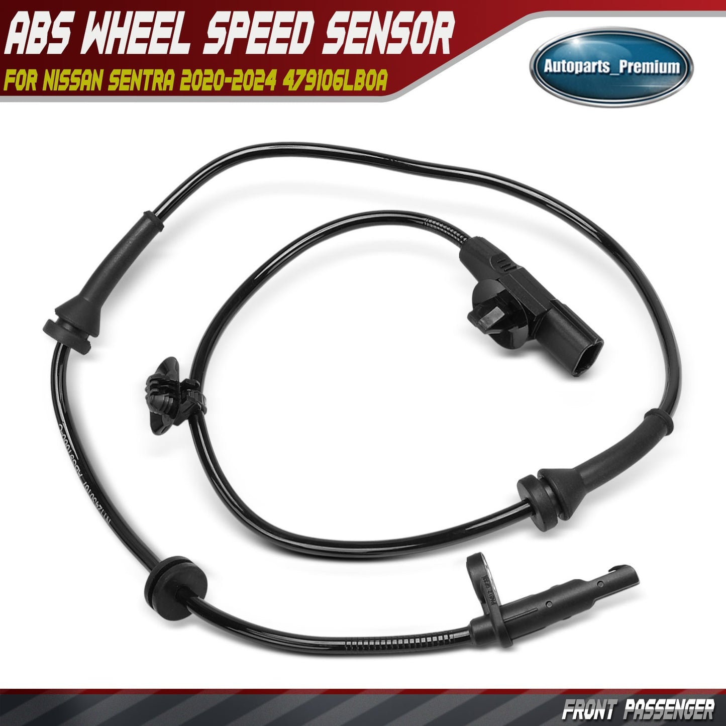 Front Right ABS Wheel Speed Sensor for Nissan Sentra 2020-2024 2.0L 479106LB0A