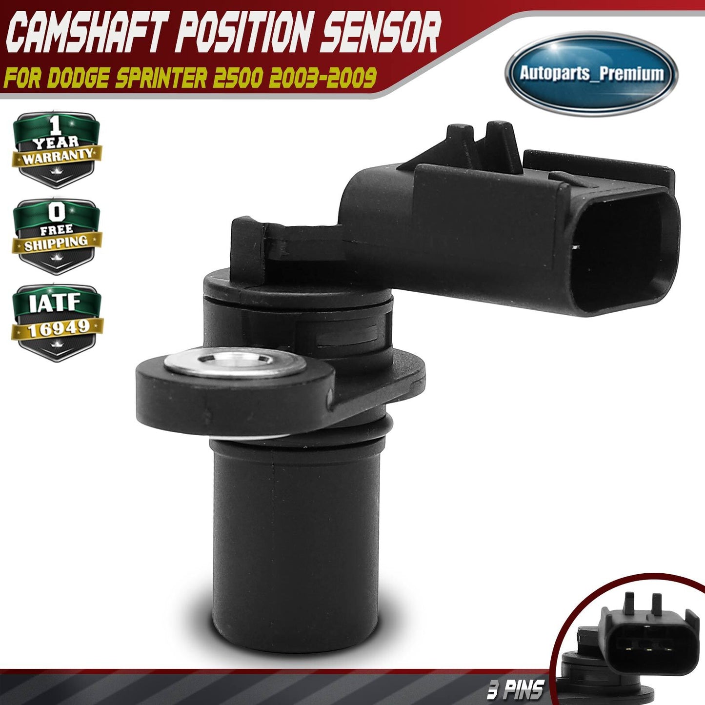 Crankshaft Position Sensor for Dodge Ram 1500 Ram 2500 Durango Charger Chrysler