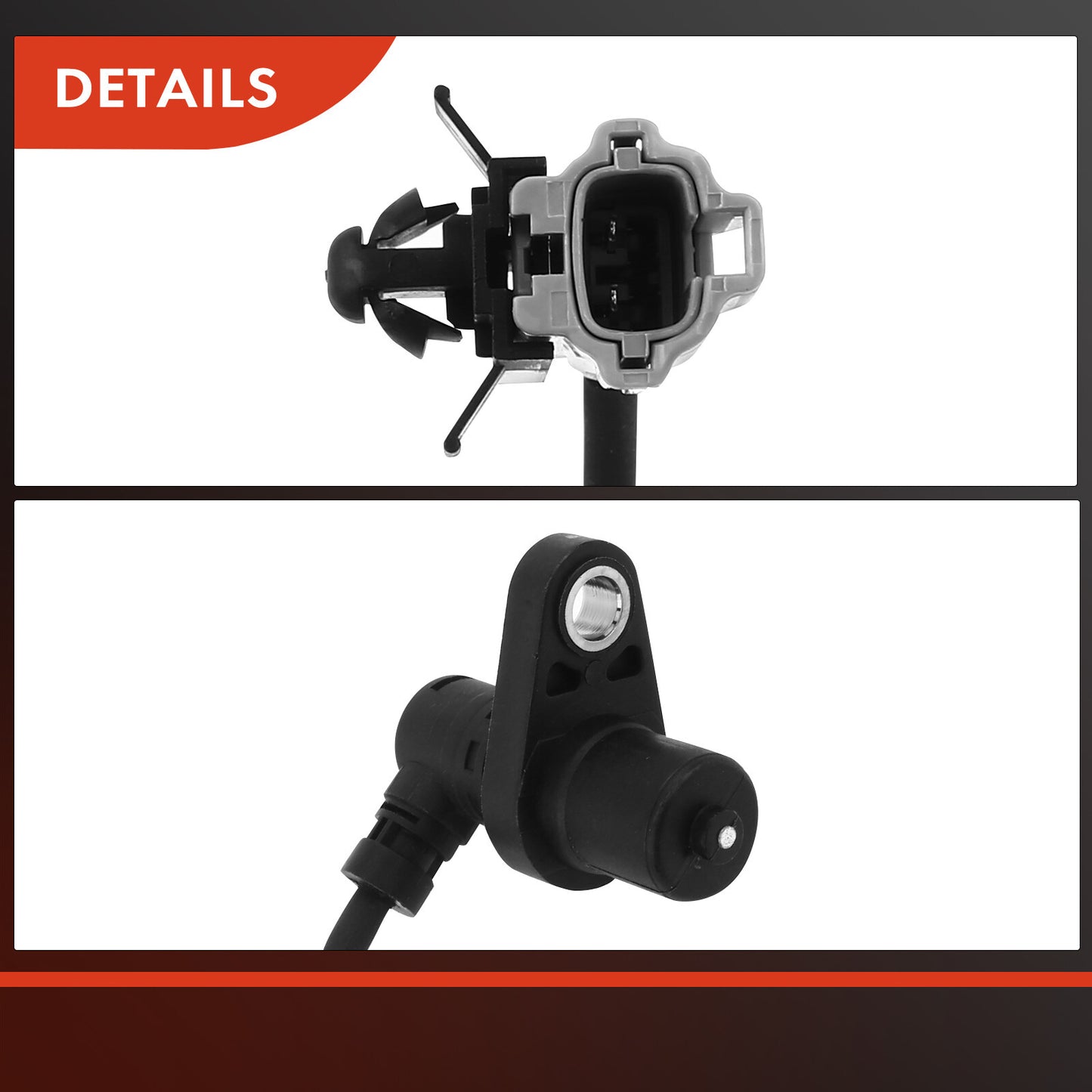 2Pcs Front Side ABS Wheel Speed Sensor for Toyota Corolla 1996-2002 L4 1.6L 1.8L