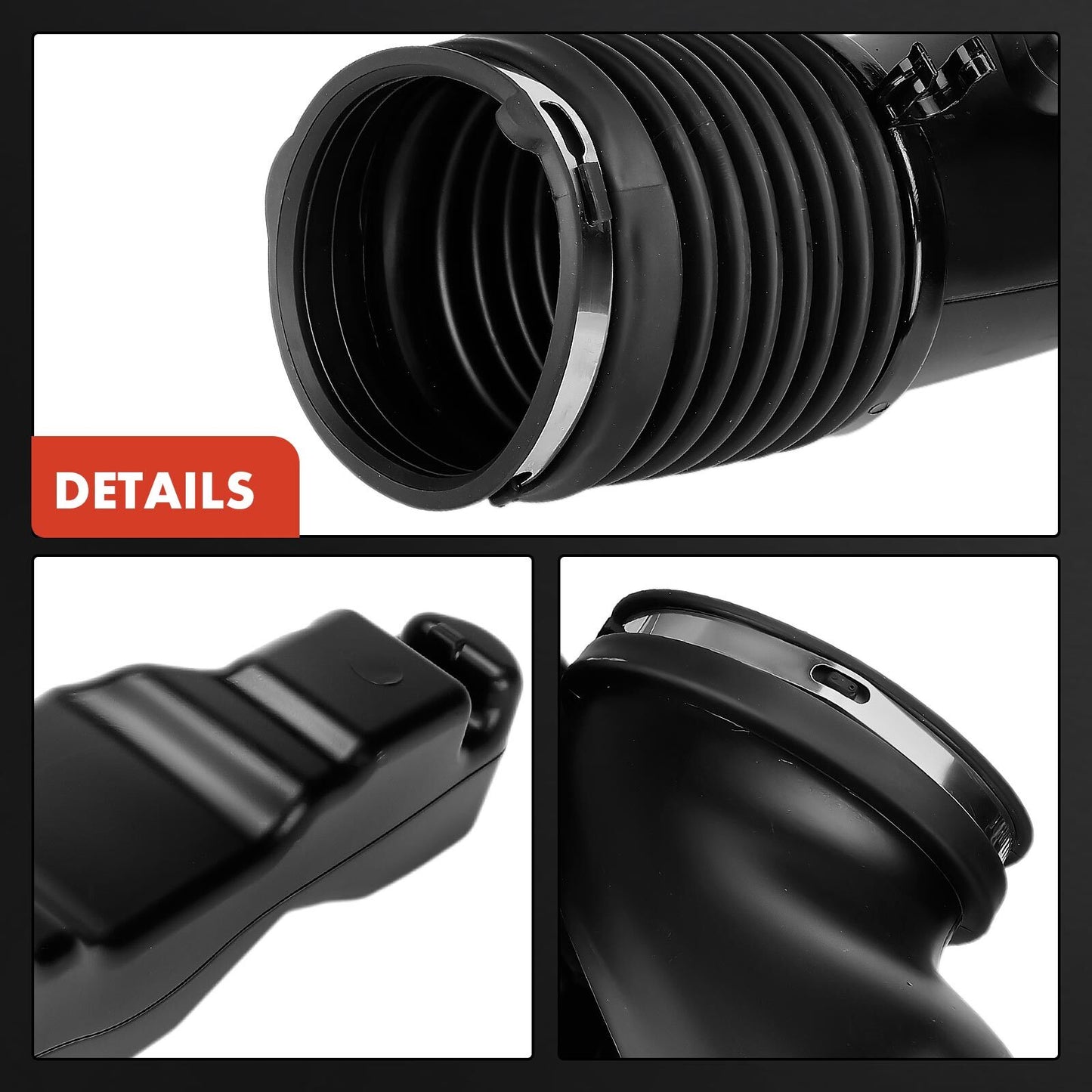Air Cleaner Intake-Inlet Duct Tube Hose w/ Clamp for Ford F-250 F-350 Super Duty