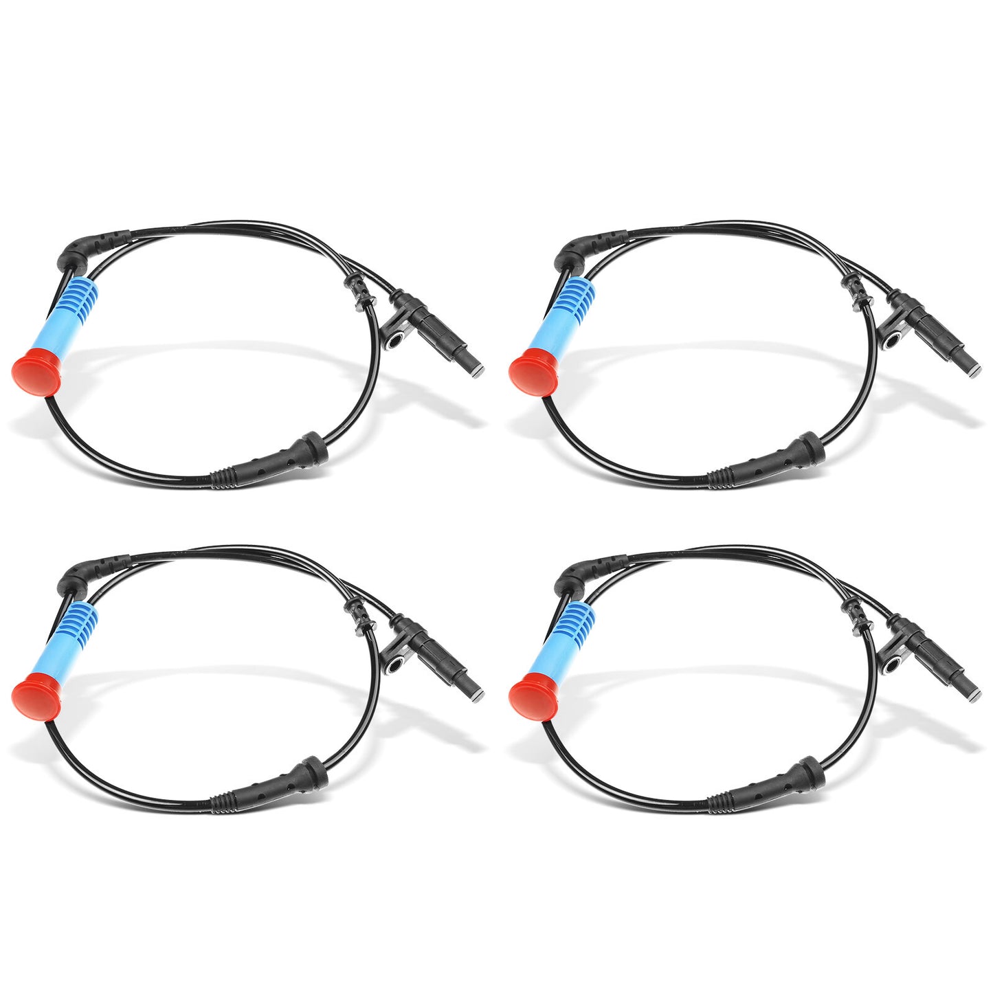 4x ABS Wheel Speed Sensor for Mini Cooper 2002-2008 L4 1.6L Front & Rear Sides