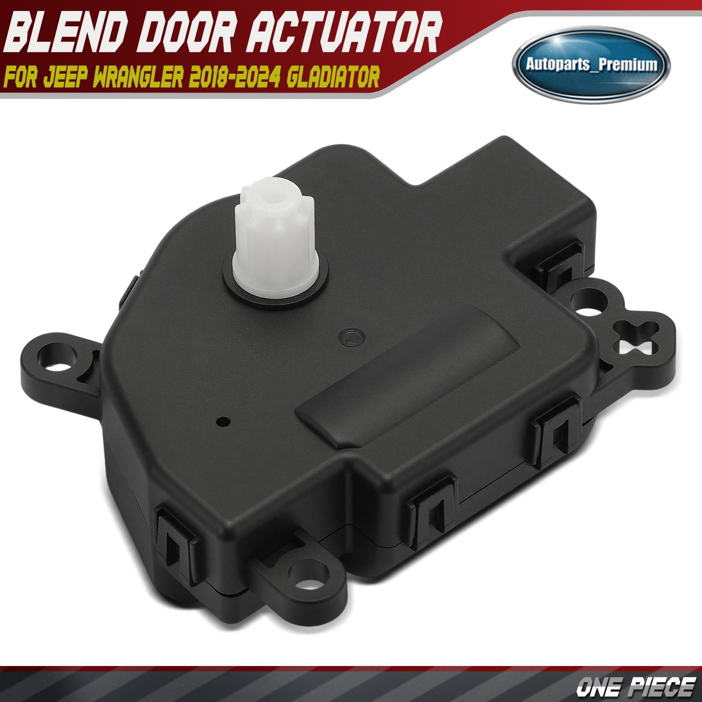 HVAC Recirculation Door Actuator for Jeep Wrangler 2018-2024 Gladiator 2020-2024