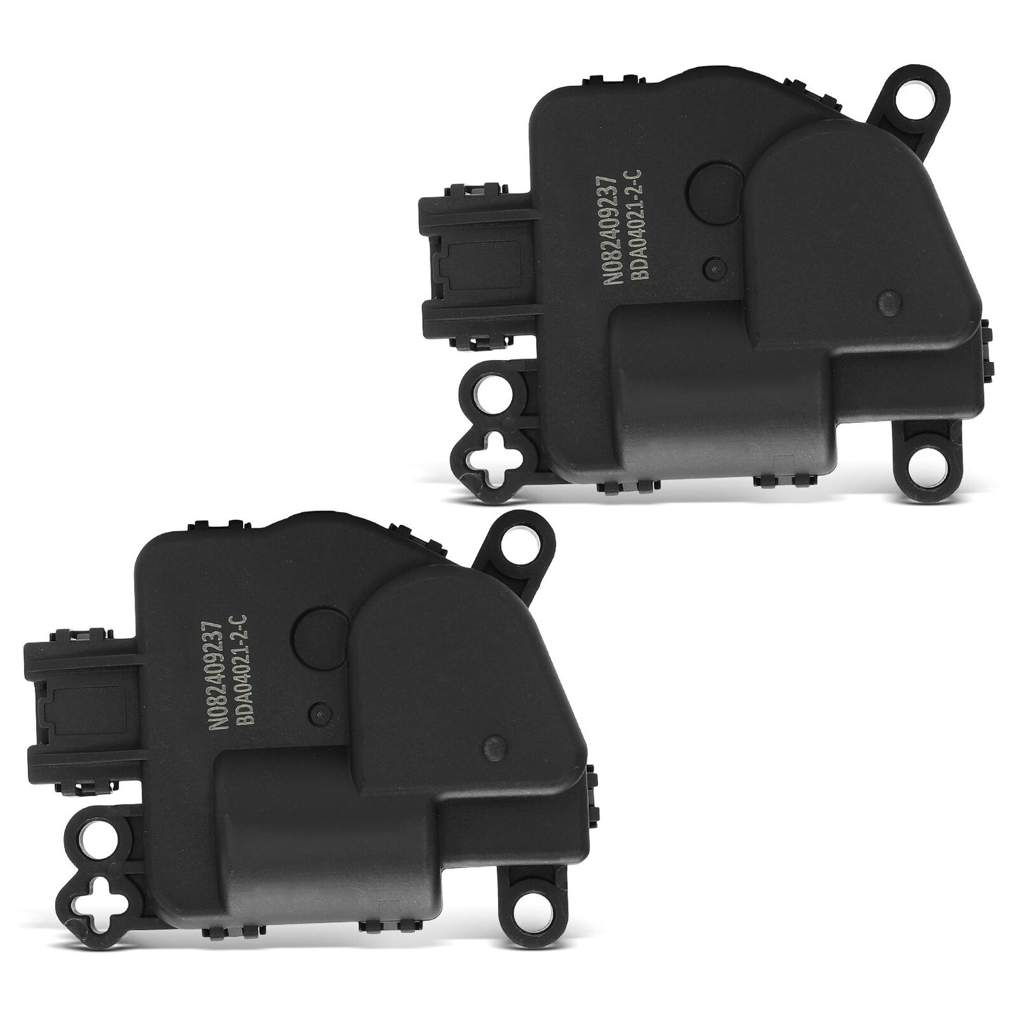 2x Main HVAC Blend Door Actuator w/ 2-Pin for Dodge Charger Jeep Compass Patriot