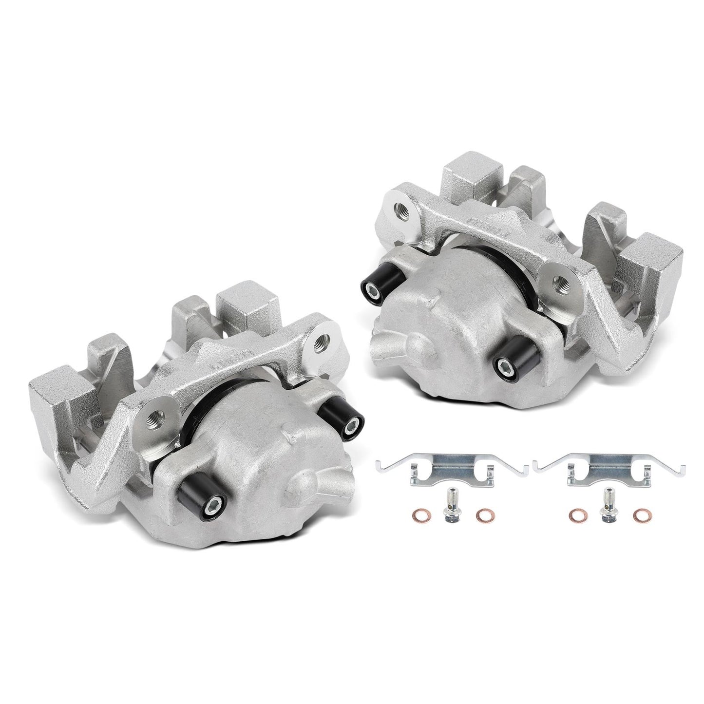 2x Front Left & Right Brake Caliper with Bracket for BMW 525i 2001-2003 528i E39
