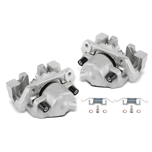 2x Front Left & Right Brake Caliper with Bracket for BMW 525i 2001-2003 528i E39