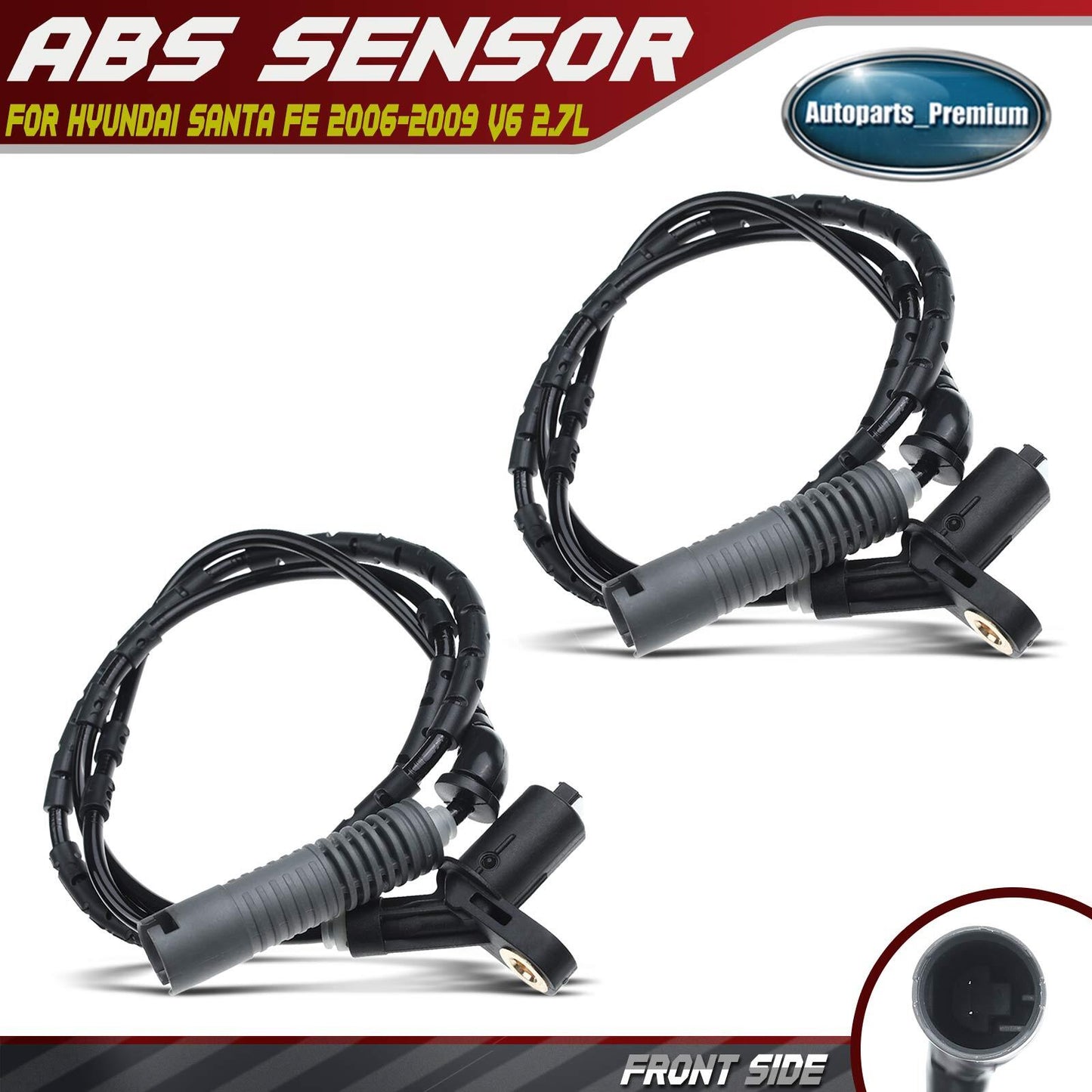 ABS Wheel Speed Sensor for BMW E46 330Ci 330i 2001-2002 Rear Left & Right Manual
