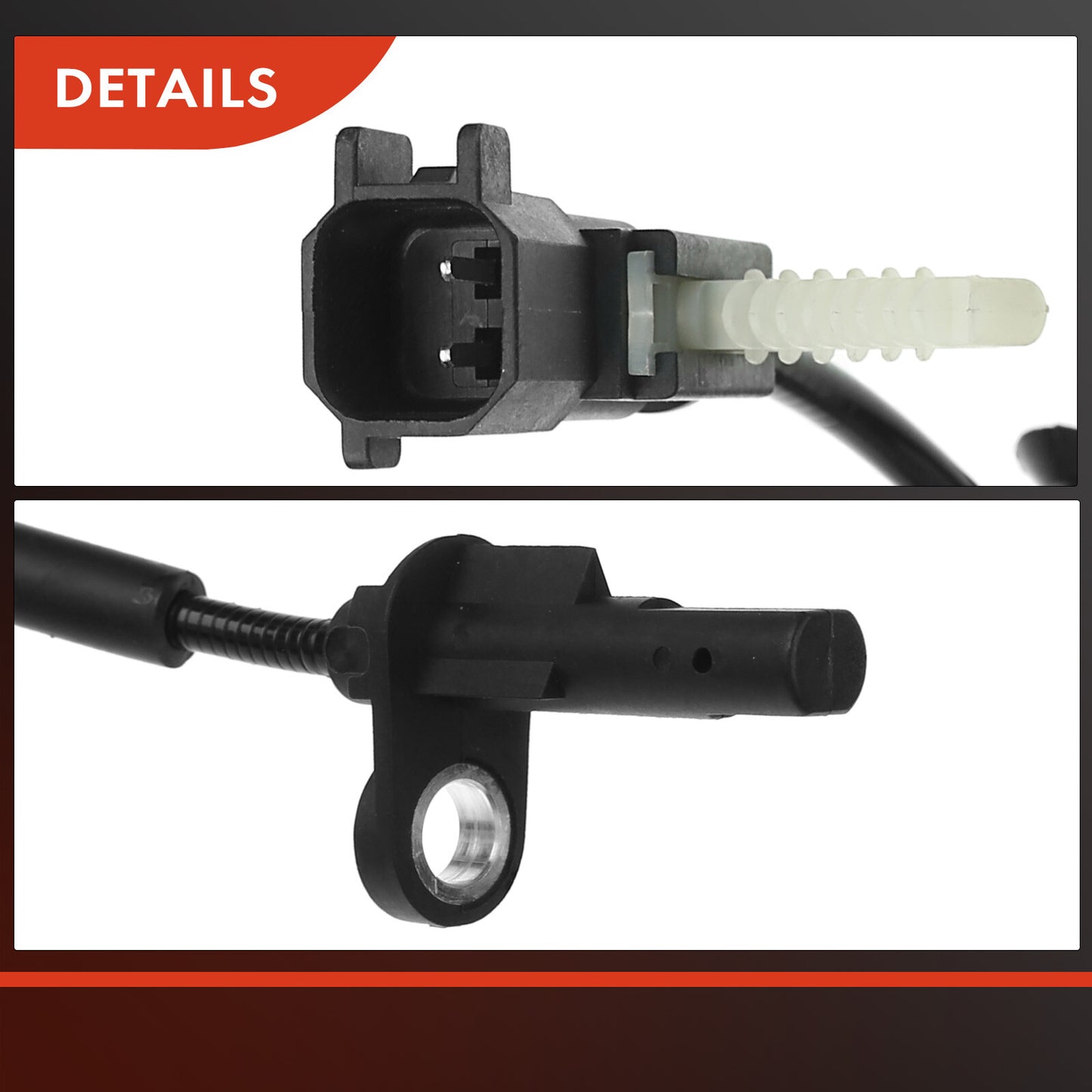 2Pcs Rear Left & Right Side ABS Wheel Speed Sensor for Ford F-150 2015-2017 2020