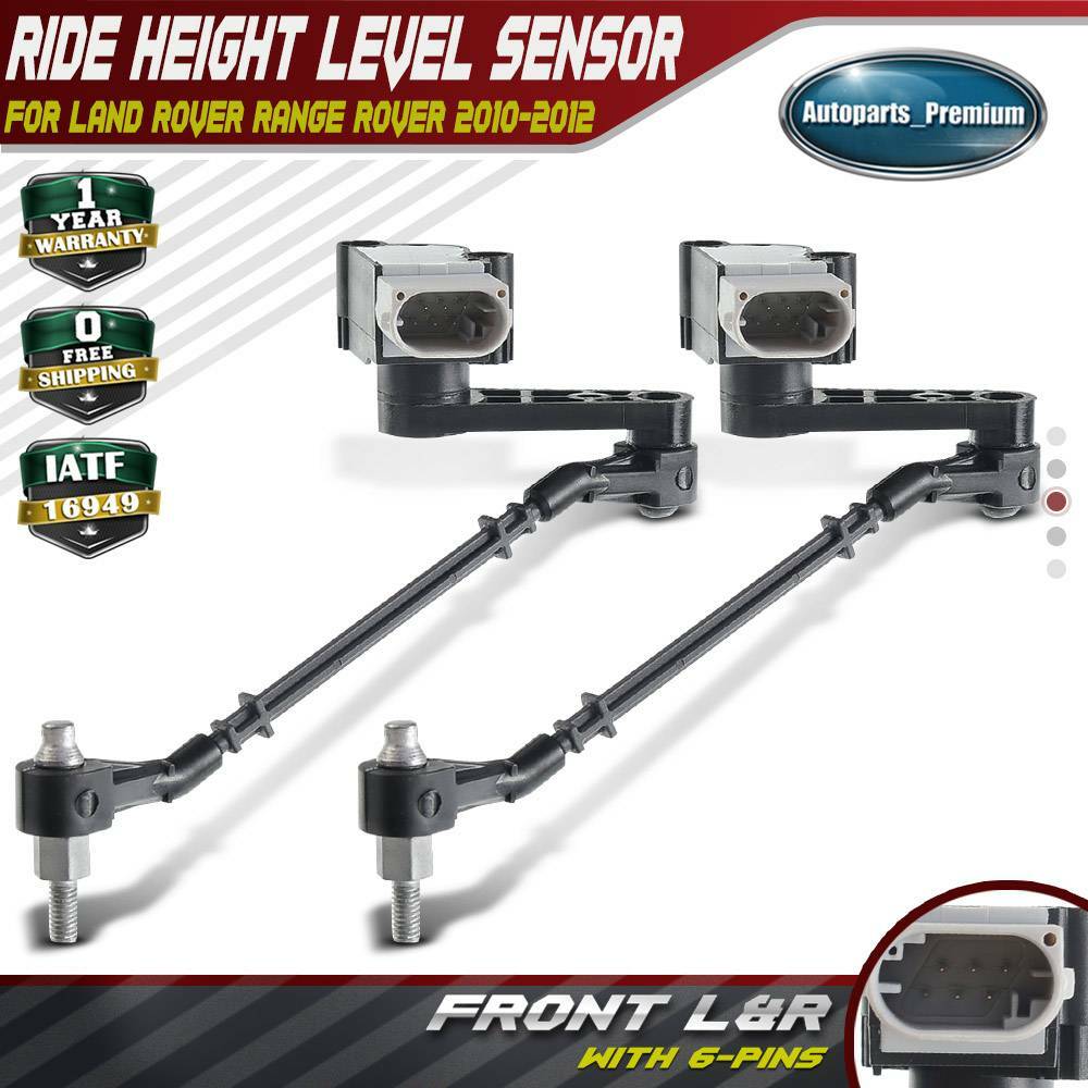 2x Ride Height Level Sensor with 6 Pin Front for Land Rover Range Rover 10-12