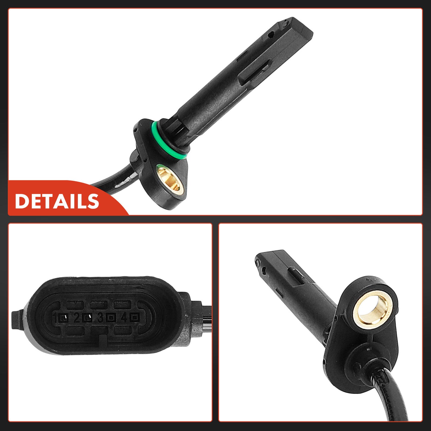 Front Right ABS Wheel Speed Sensor for Mercedes-Benz C43 AMG 2017-2023 C450 AMG