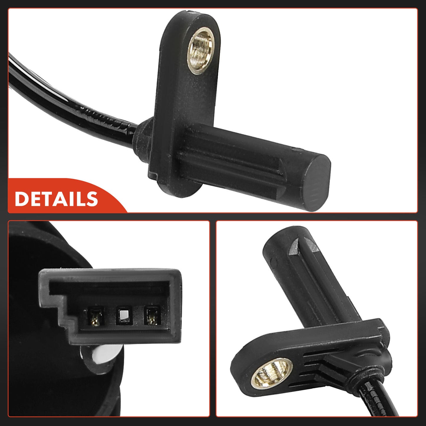 2Pcs Rear Left & Right ABS Wheel Speed Sensor for Mercedes-Benz SL500 SL55 AMG