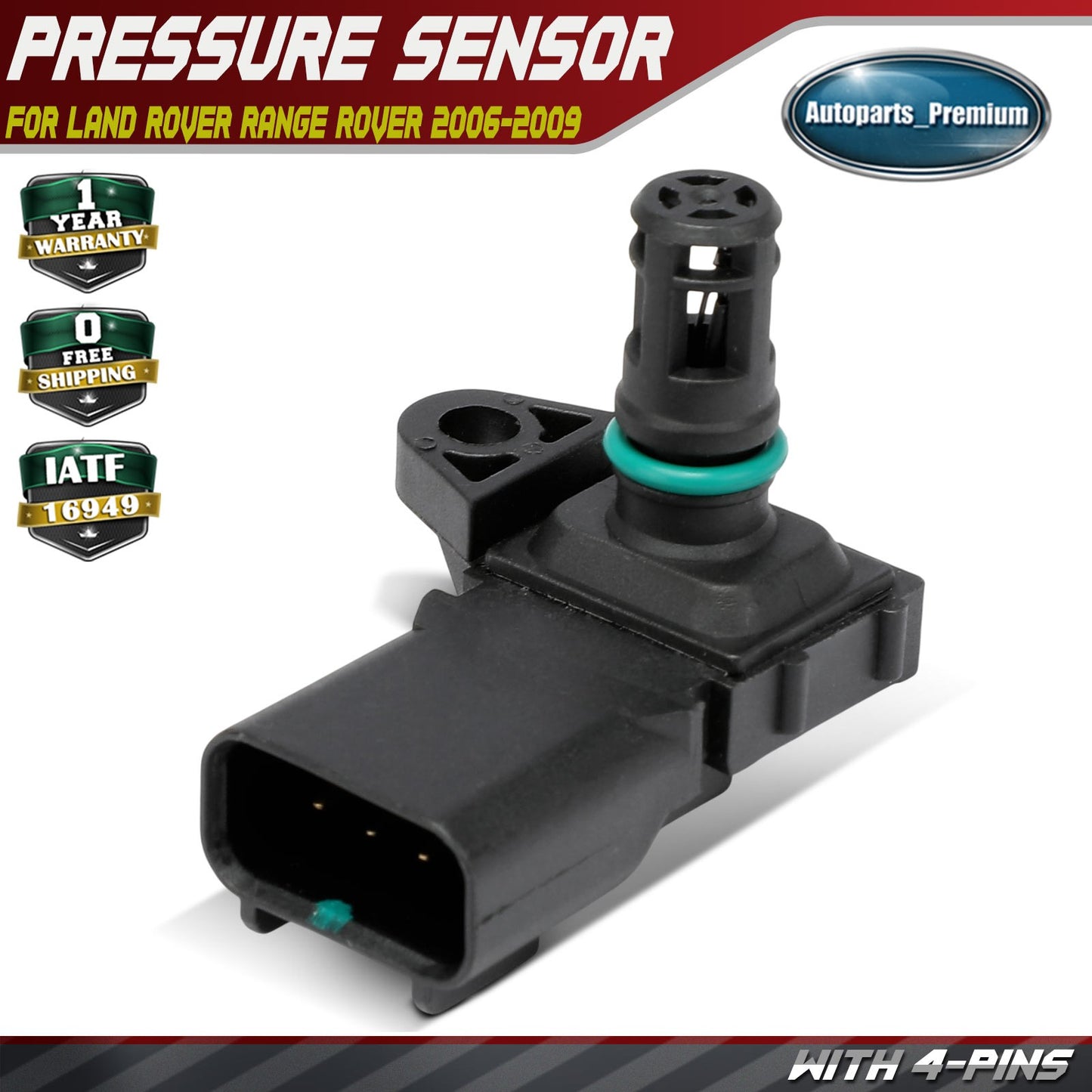 Manifold Absolute Pressure Sensor for Land Rover Range Rover 2006-2009 Jaguar XF