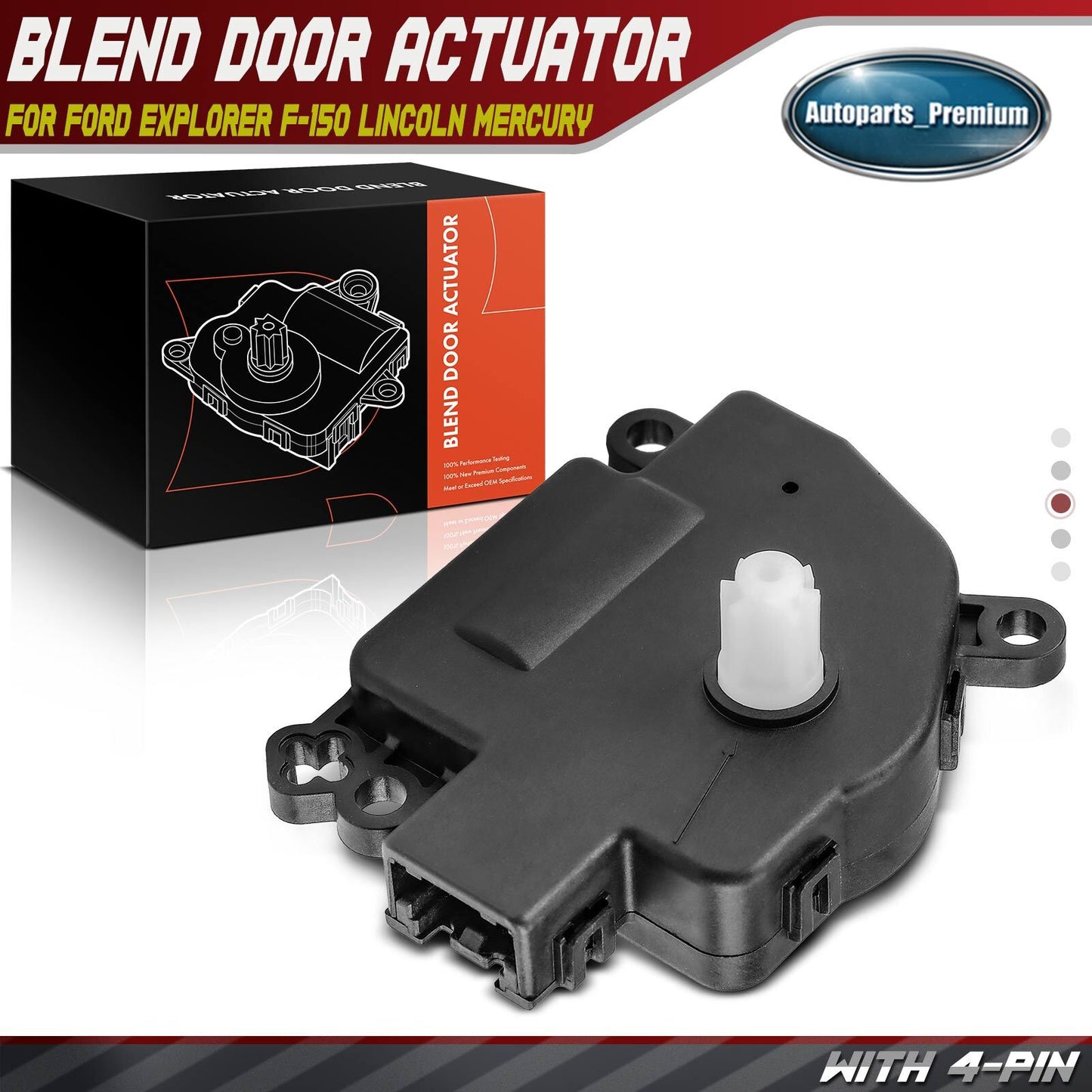 HVAC A/C Heater Blend Mode Door Actuator for Ford Explorer F150 Lincoln Mercury