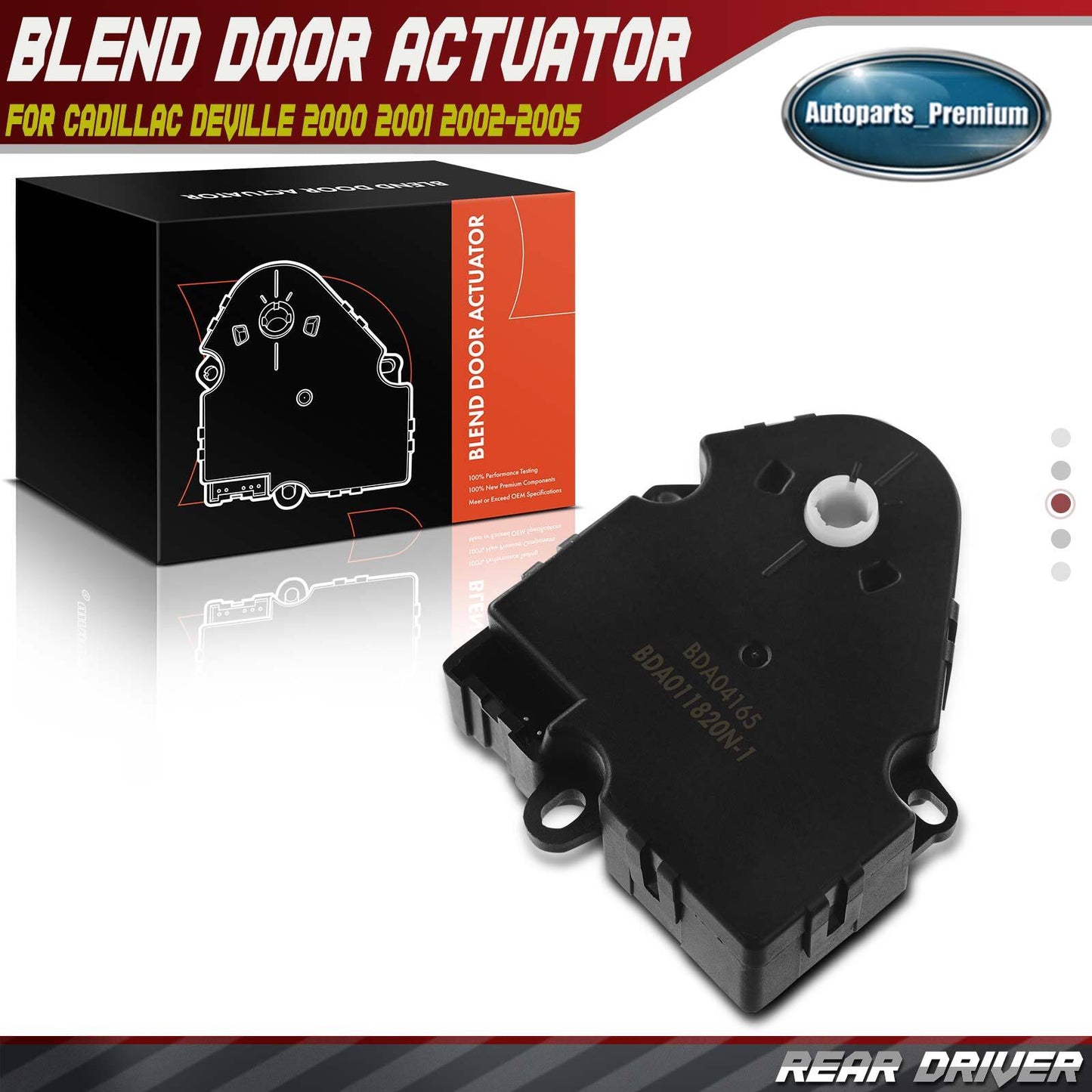 AC Heater Main Air Door Actuator for Cadillac DeVille 2000 2001 2002-05 604-165