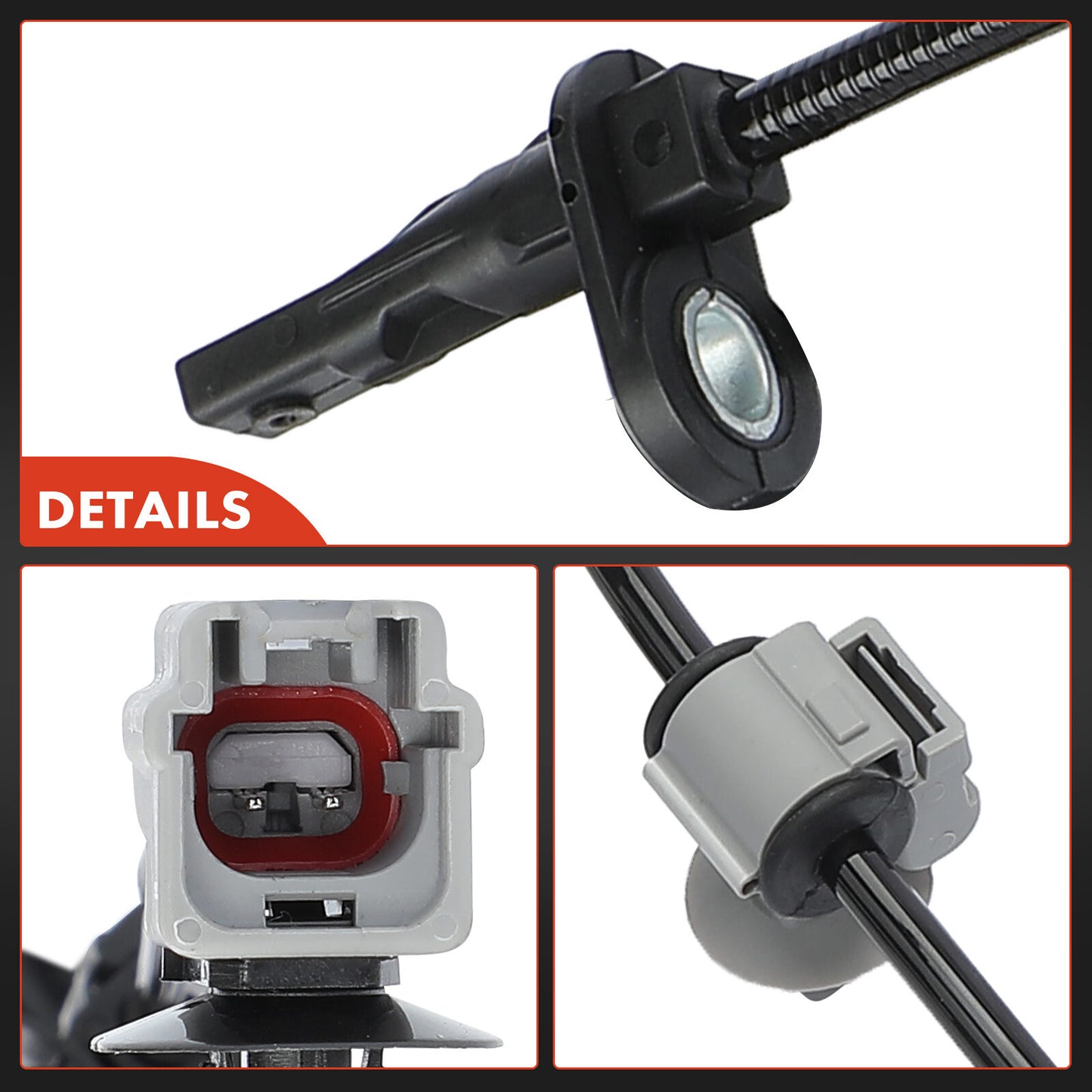 2Pcs Rear Left & Right Side ABS Wheel Speed Sensor for Subaru Crosstrek Forester
