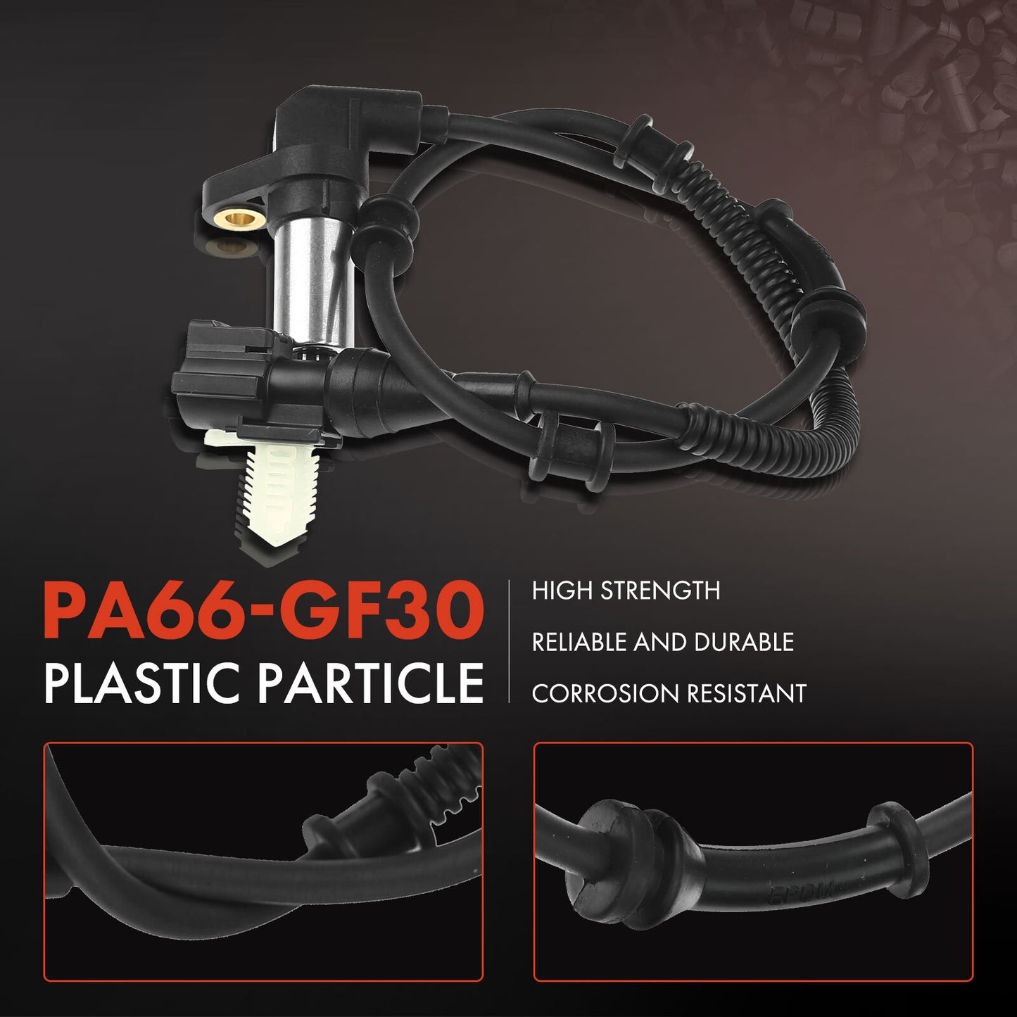 Front Left Side ABS Wheel Speed Sensor for Ford E-150 2003-2006 E-150 Club Wagon