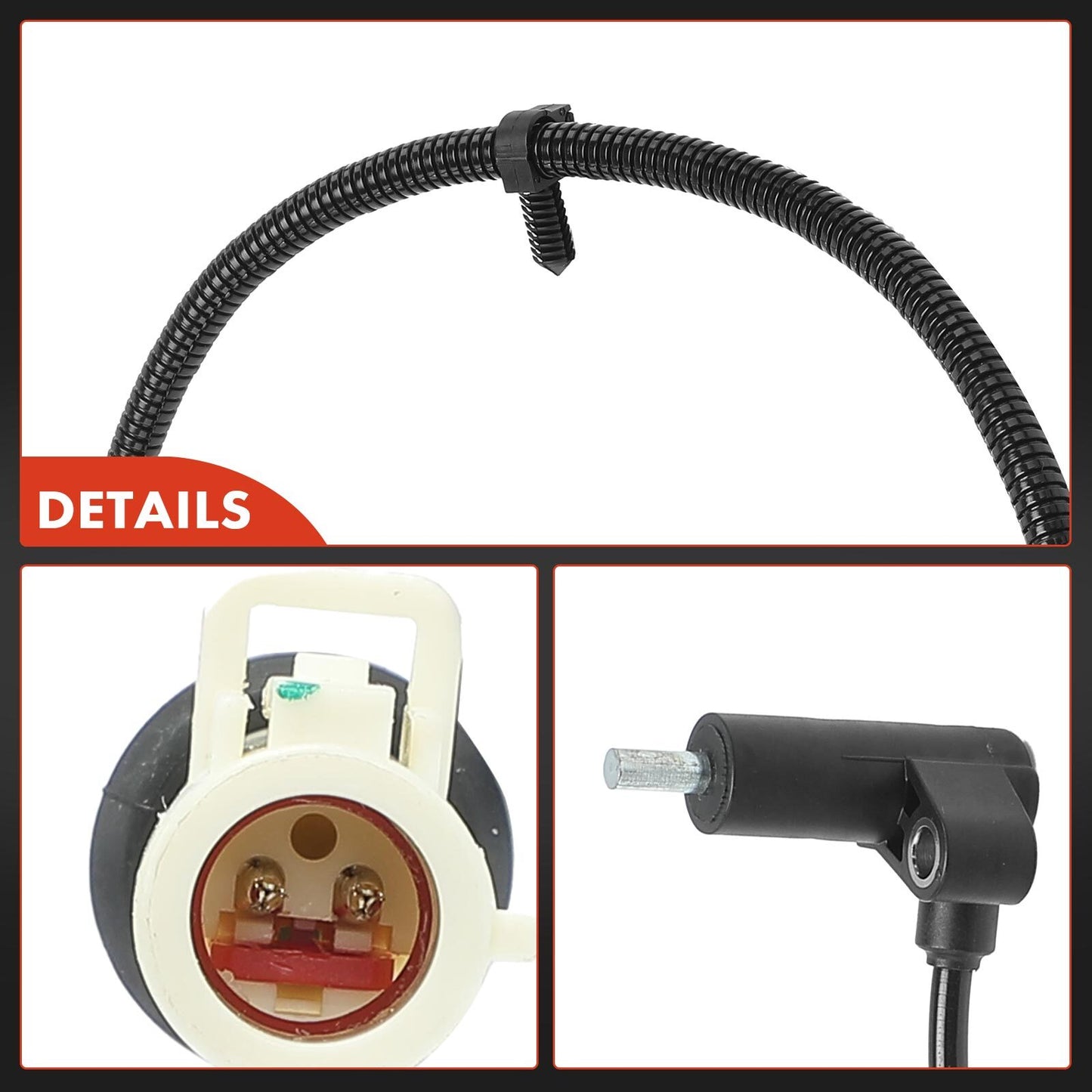 2x Rear LH & RH ABS Wheel Speed Sensor for Ford Crown Victoria Lincoln Mercury