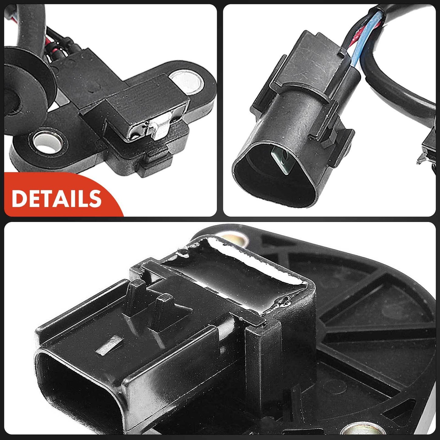 2x Camshaft & 1x Crankshaft Position Sensor for Mitsubishi Eclipse 97-99 2.0L