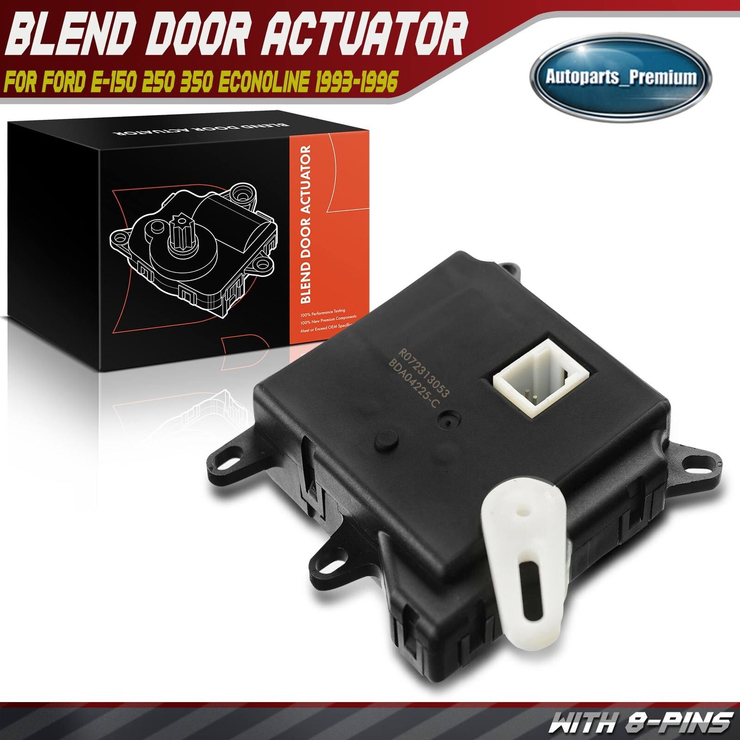 HVAC Heater A/C Blend Door Actuator for Ford E-150 250 350 Econoline 1993-1996
