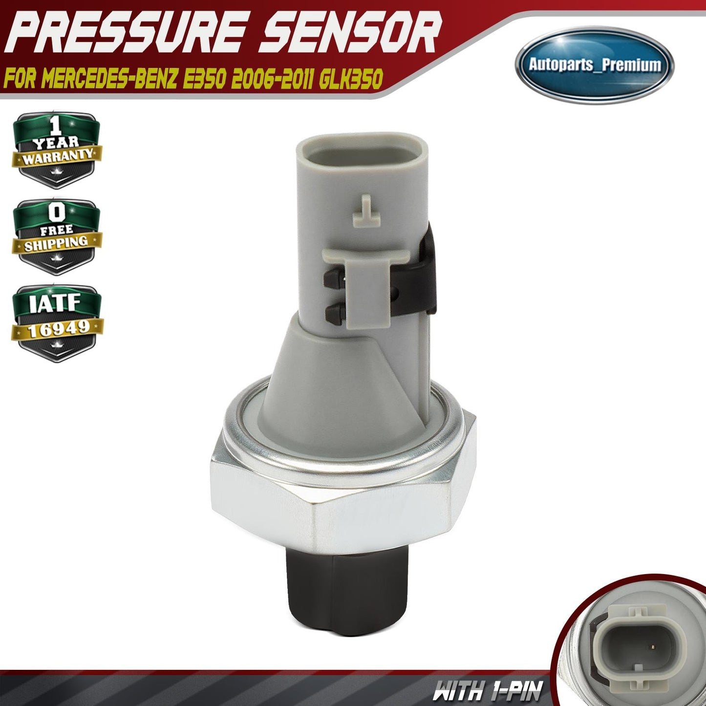Pressure Sensor for Mercedes-Benz E350 2006-2011 GLK350 2010 SLK350 2005-2011