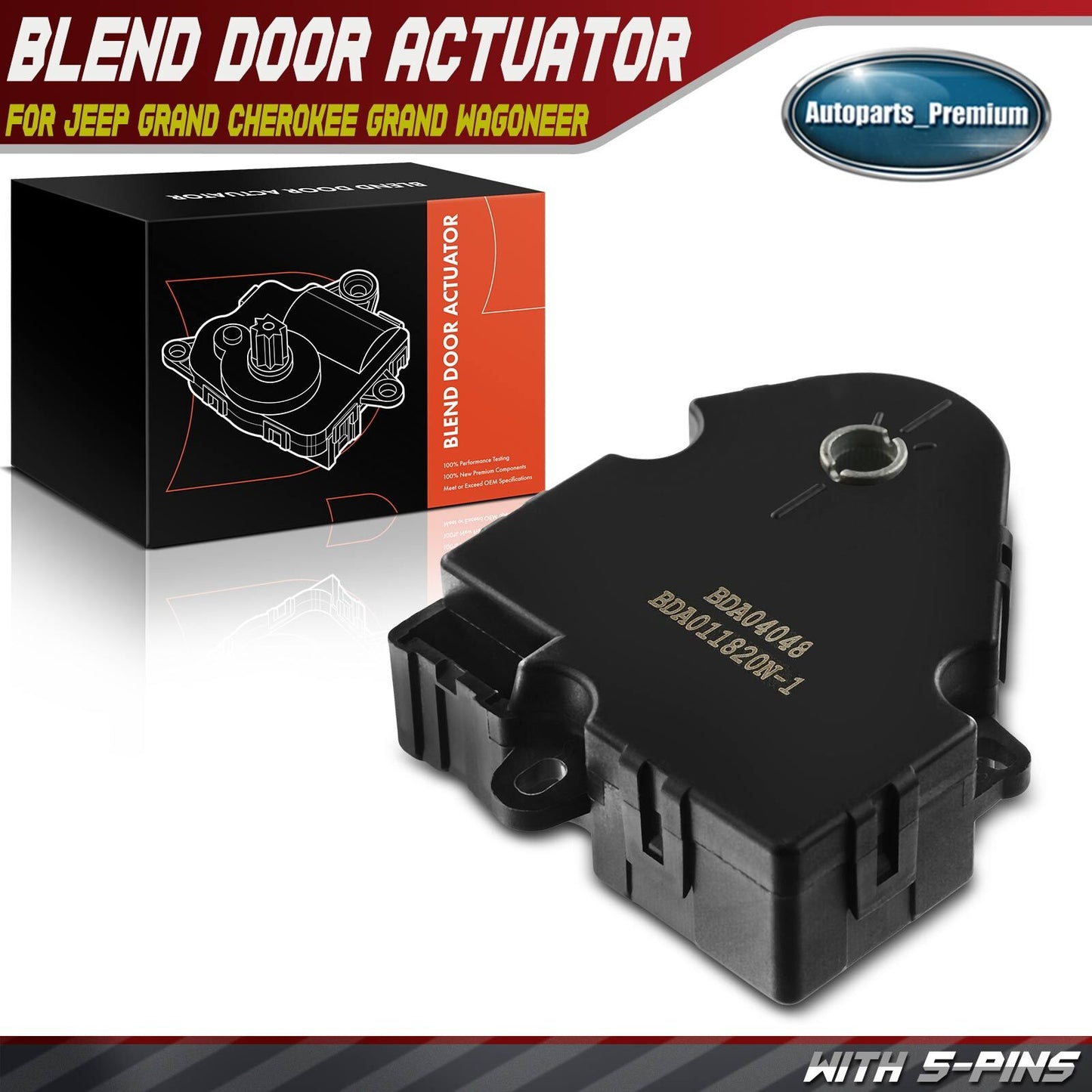 HVAC Heater Blend Door Actuator for Jeep Grand Cherokee 1993-1998 Grand Wagoneer
