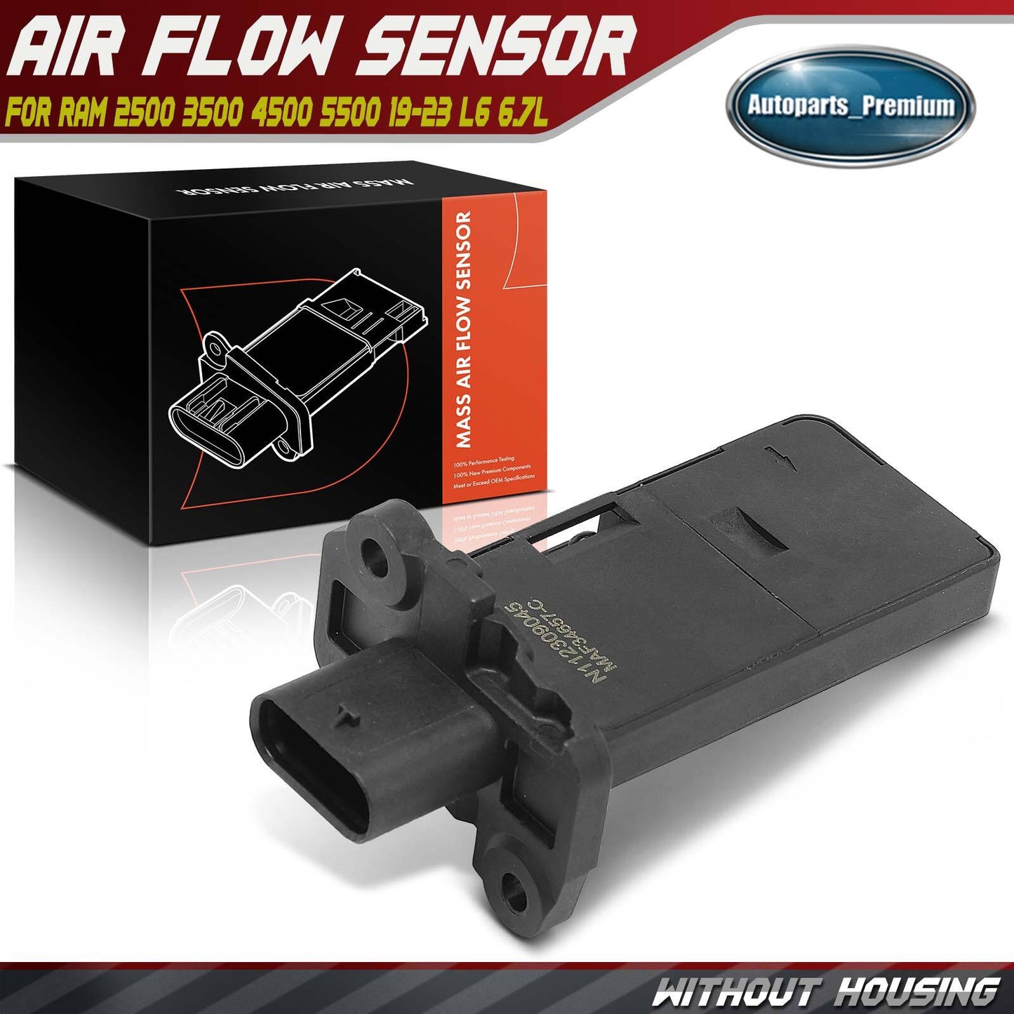 Mass Air Flow Sensor w/o Housing for Ram 2500 3500 4500 5500 2019-2023 L6 6.7L