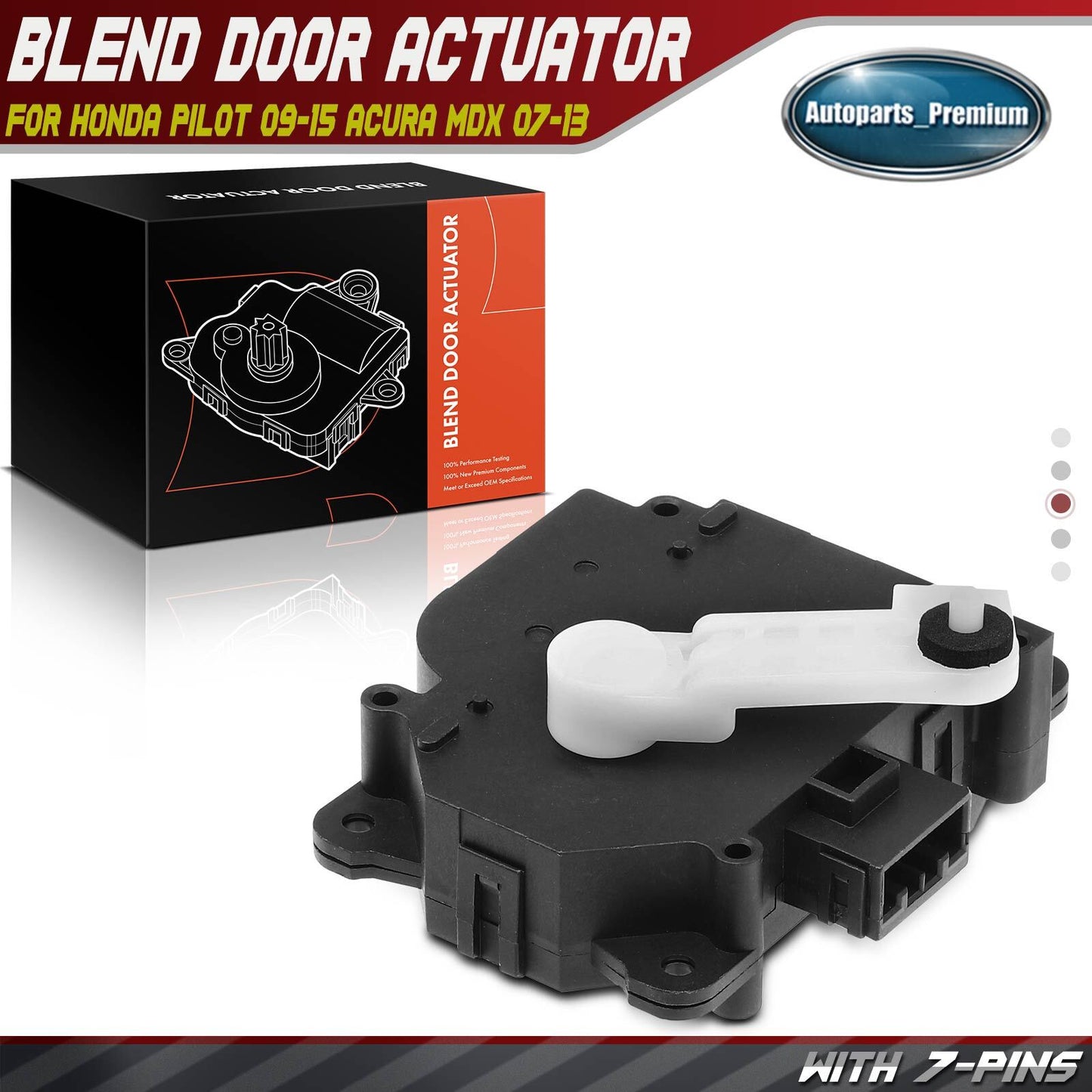 Blend Door Actuator for Honda Pilot 2009-2015 Acura MDX 2007-2013 79170STXA41