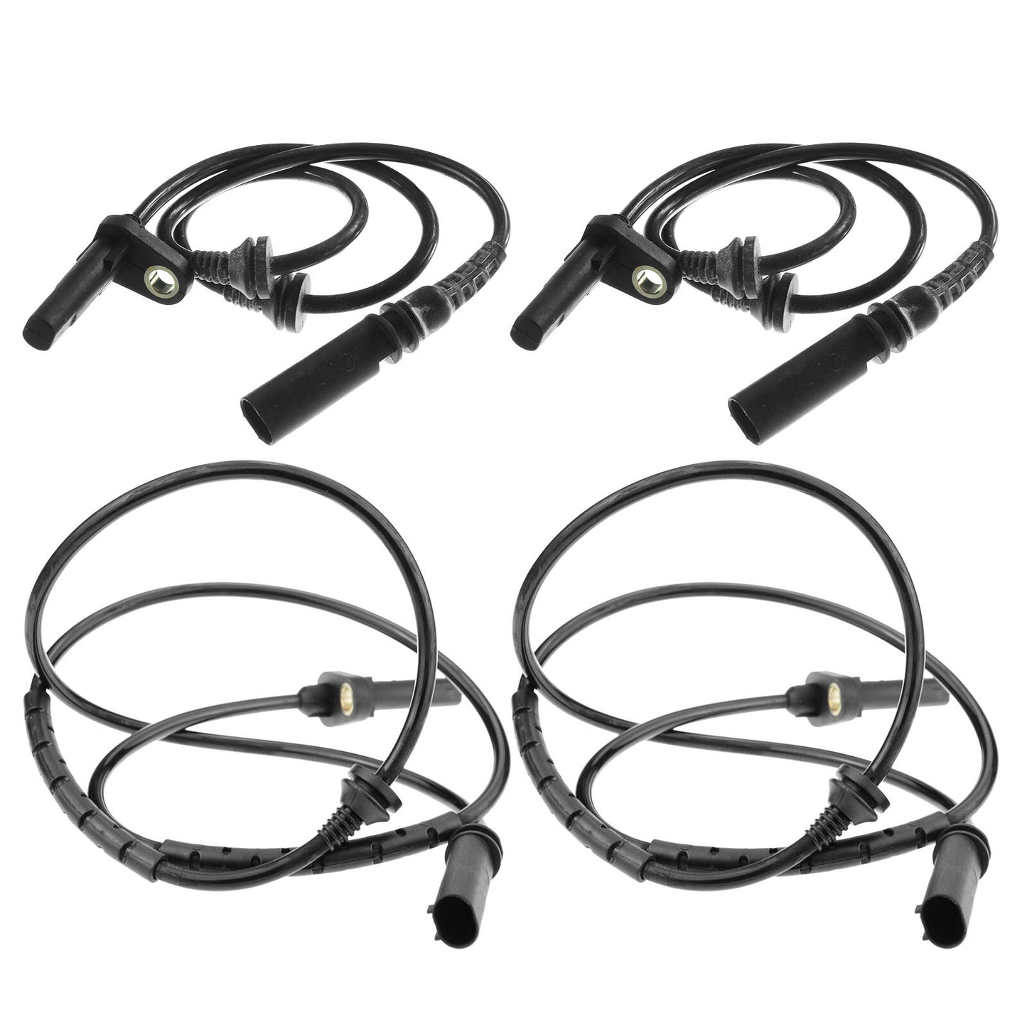 4Pcs Front & Rear Side ABS Wheel Speed Sensor for BMW E70 E71 X5 07-18 X6 08-19